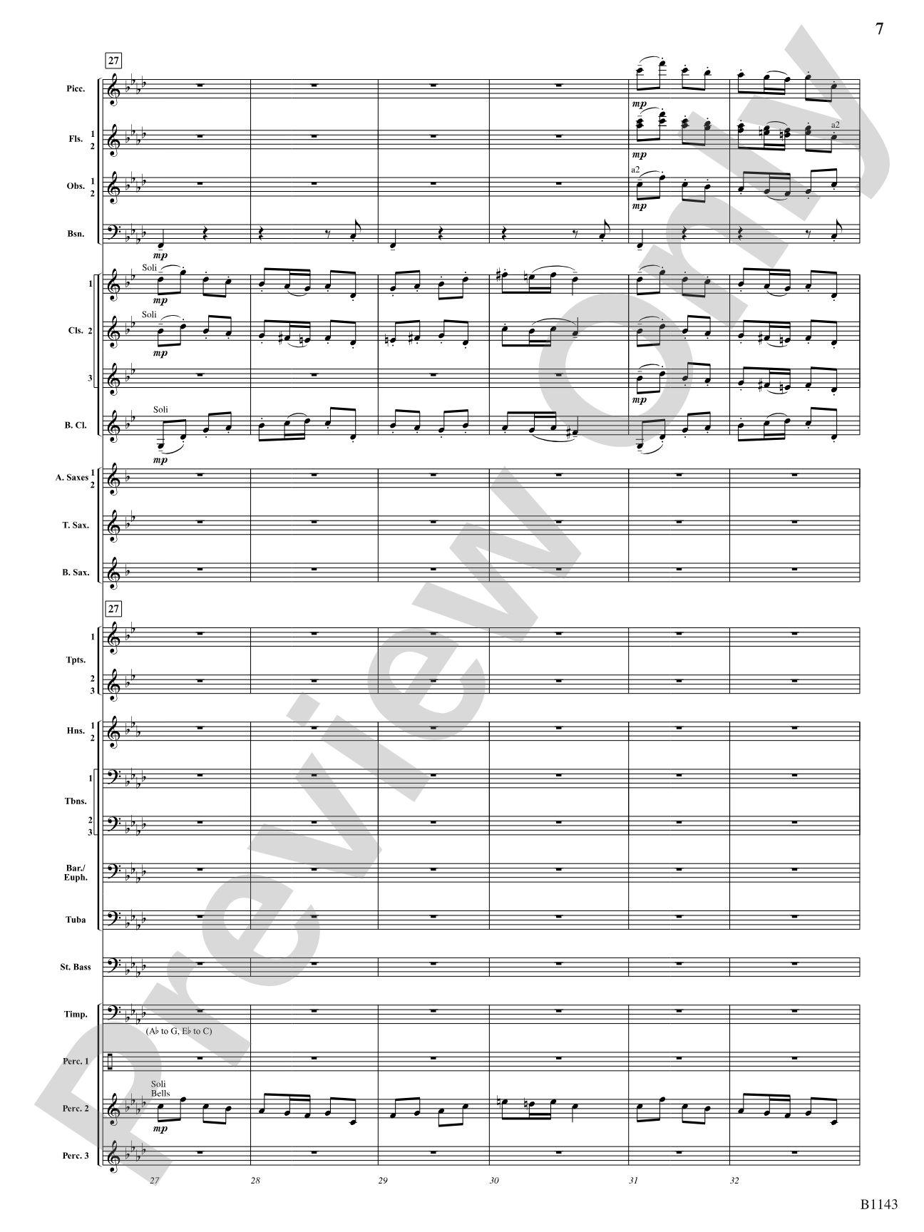 A Touch of Carmen: Concert Band Conductor Score & Parts