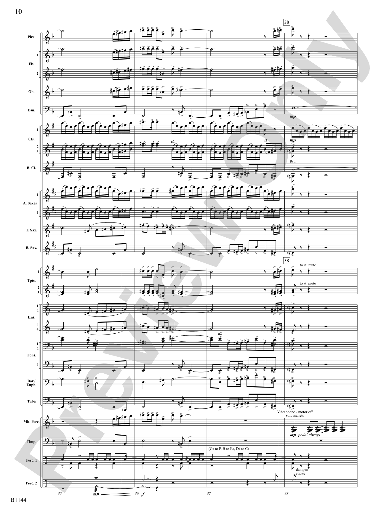 In Nature's Glory: Concert Band Conductor Score & Parts