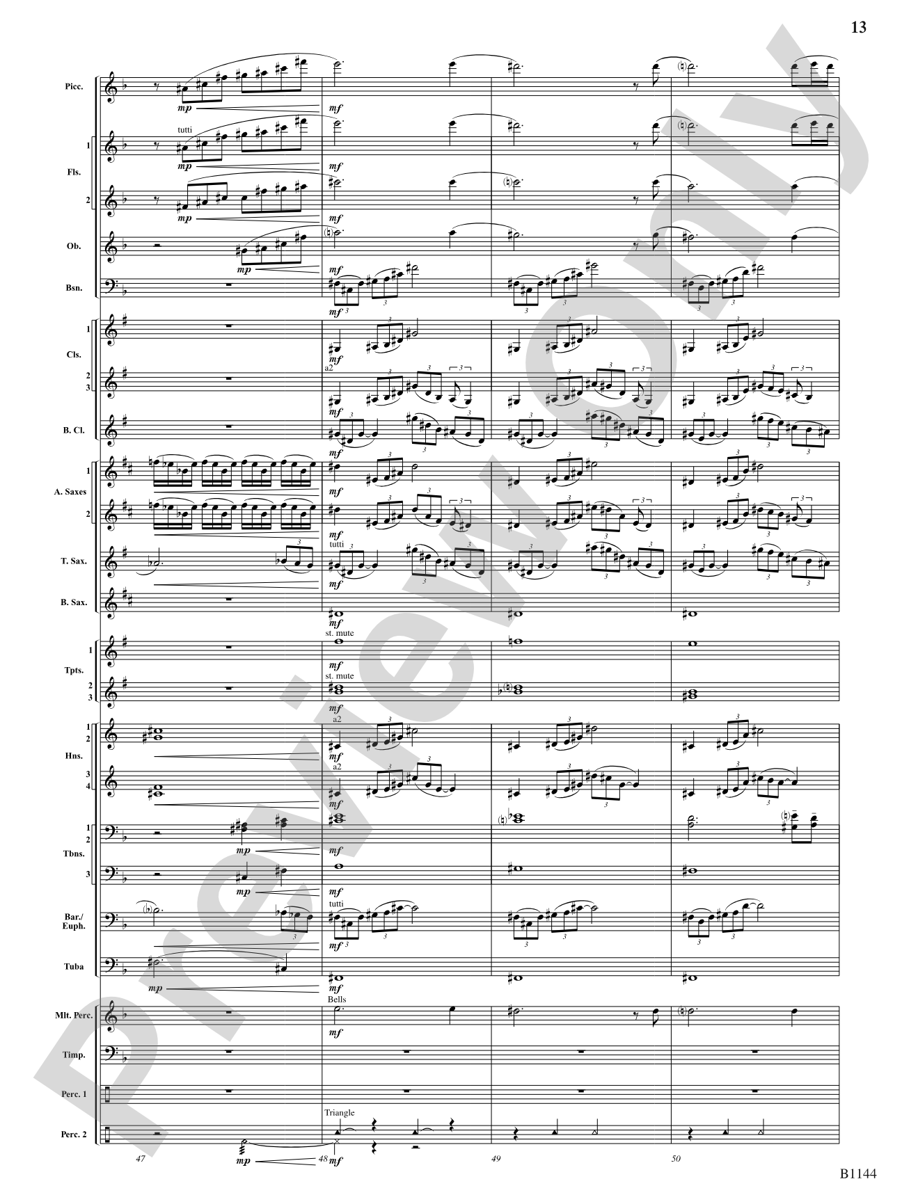 In Nature's Glory: Concert Band Conductor Score & Parts