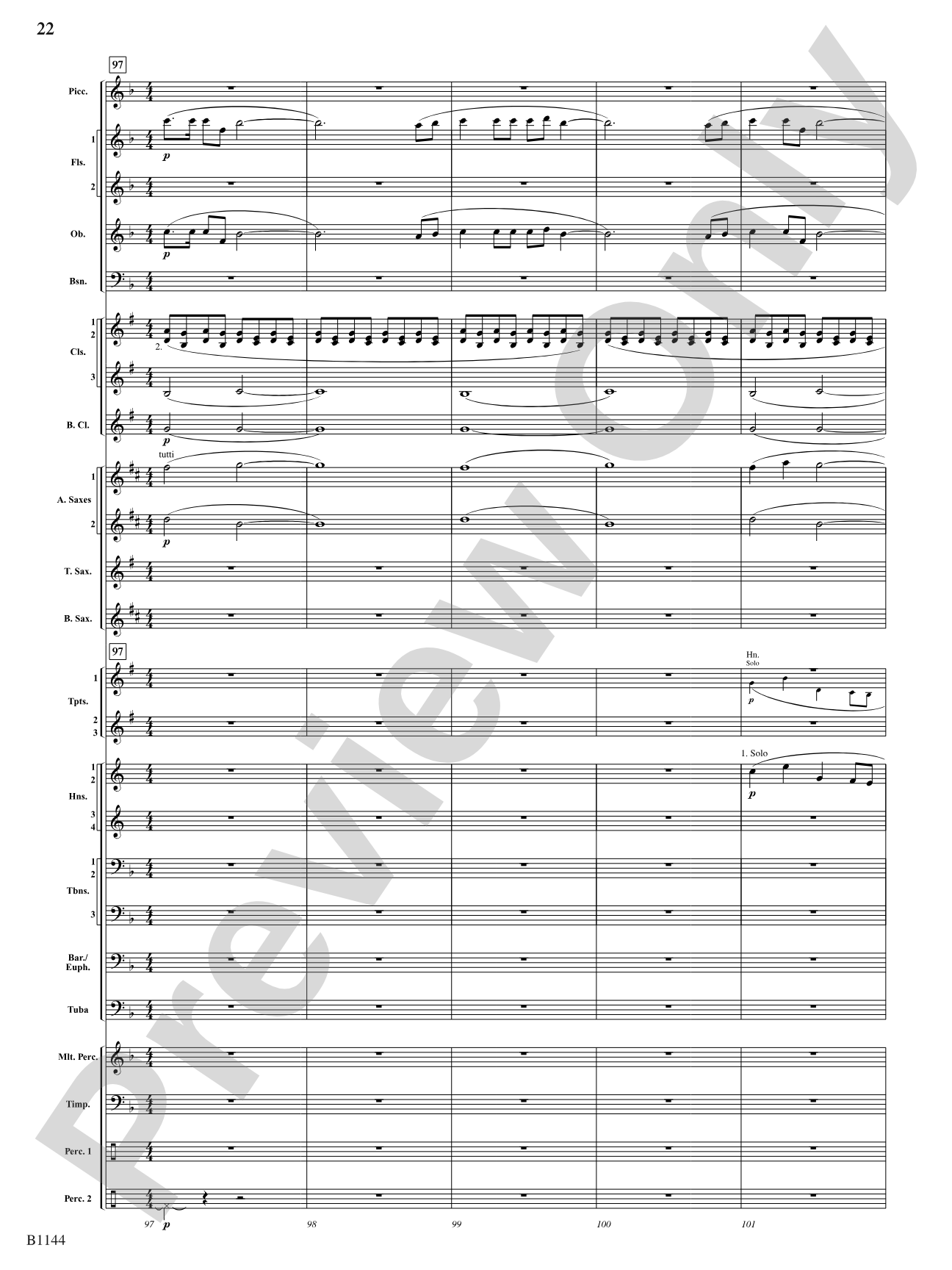 In Nature's Glory: Concert Band Conductor Score & Parts