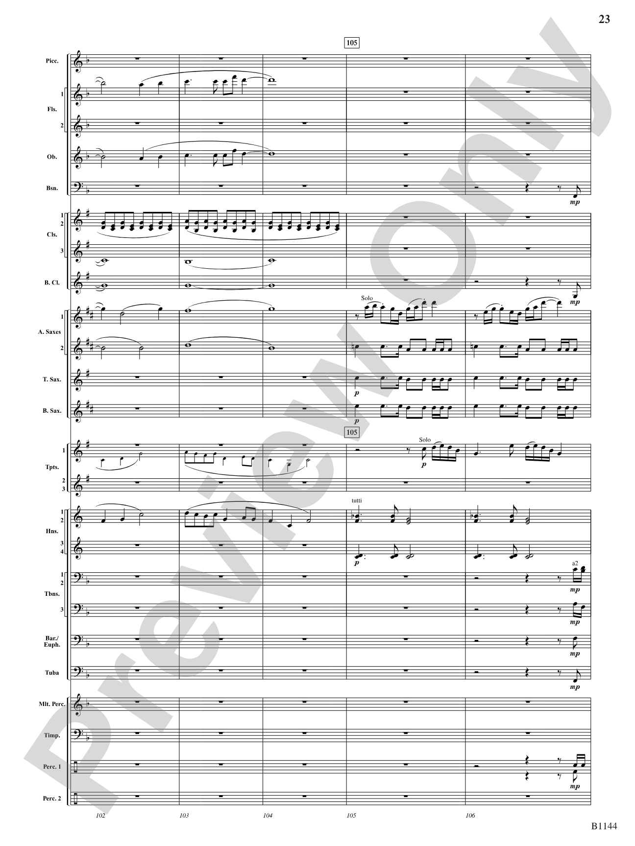 In Nature's Glory: Concert Band Conductor Score & Parts