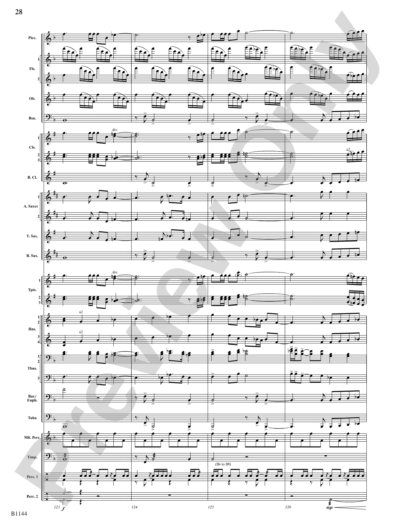 In Nature's Glory: Concert Band Conductor Score & Parts