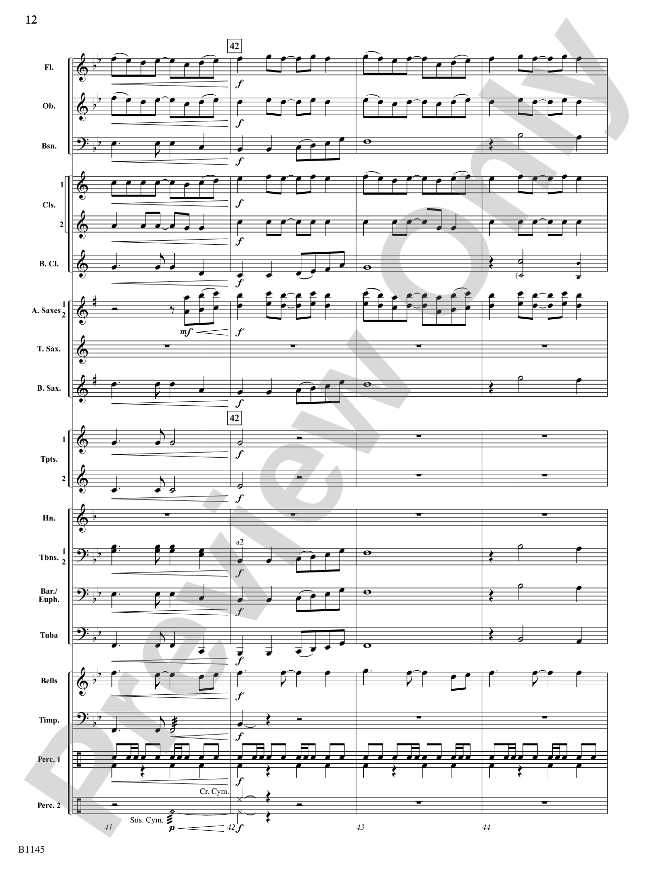 Shenandoah Triptych: Concert Band Conductor Score & Parts