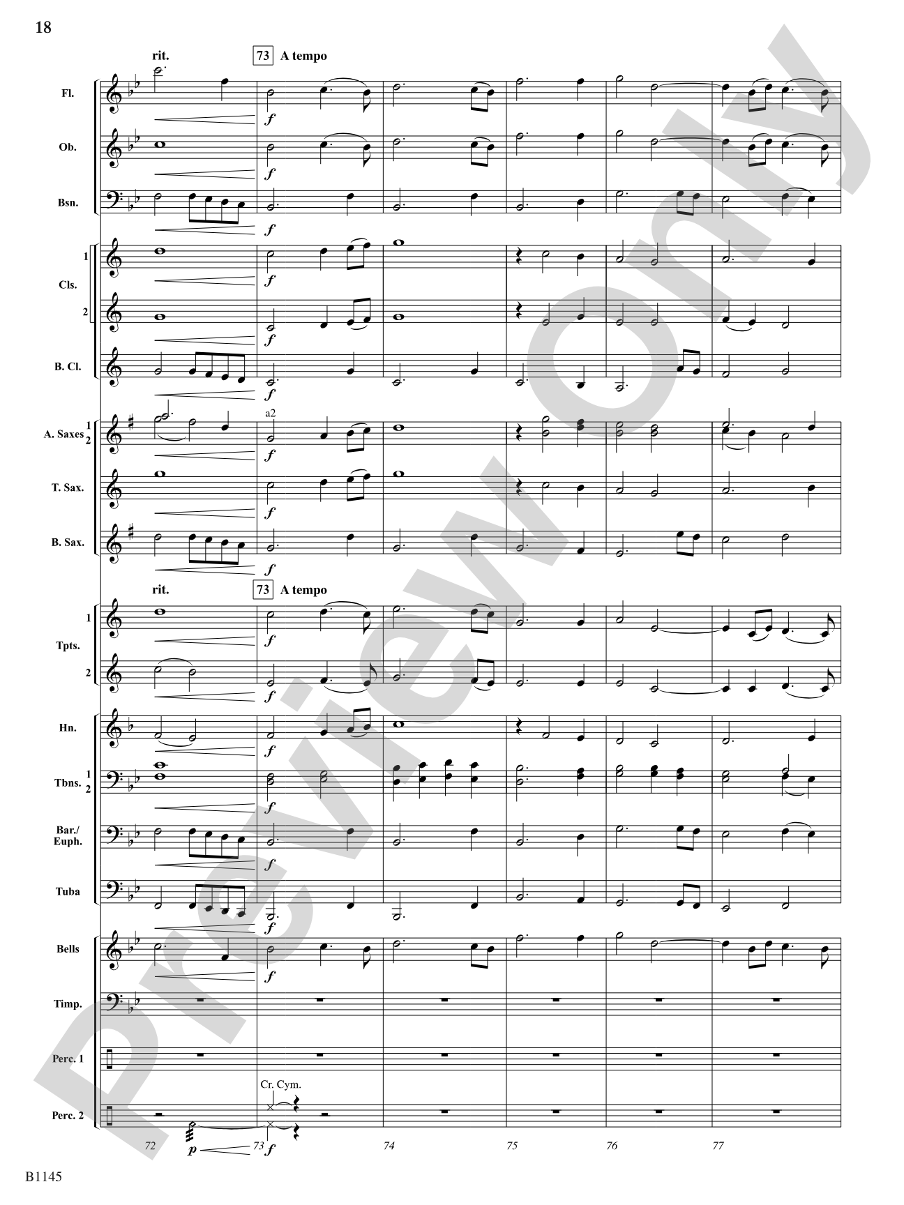 Shenandoah Triptych: Concert Band Conductor Score & Parts