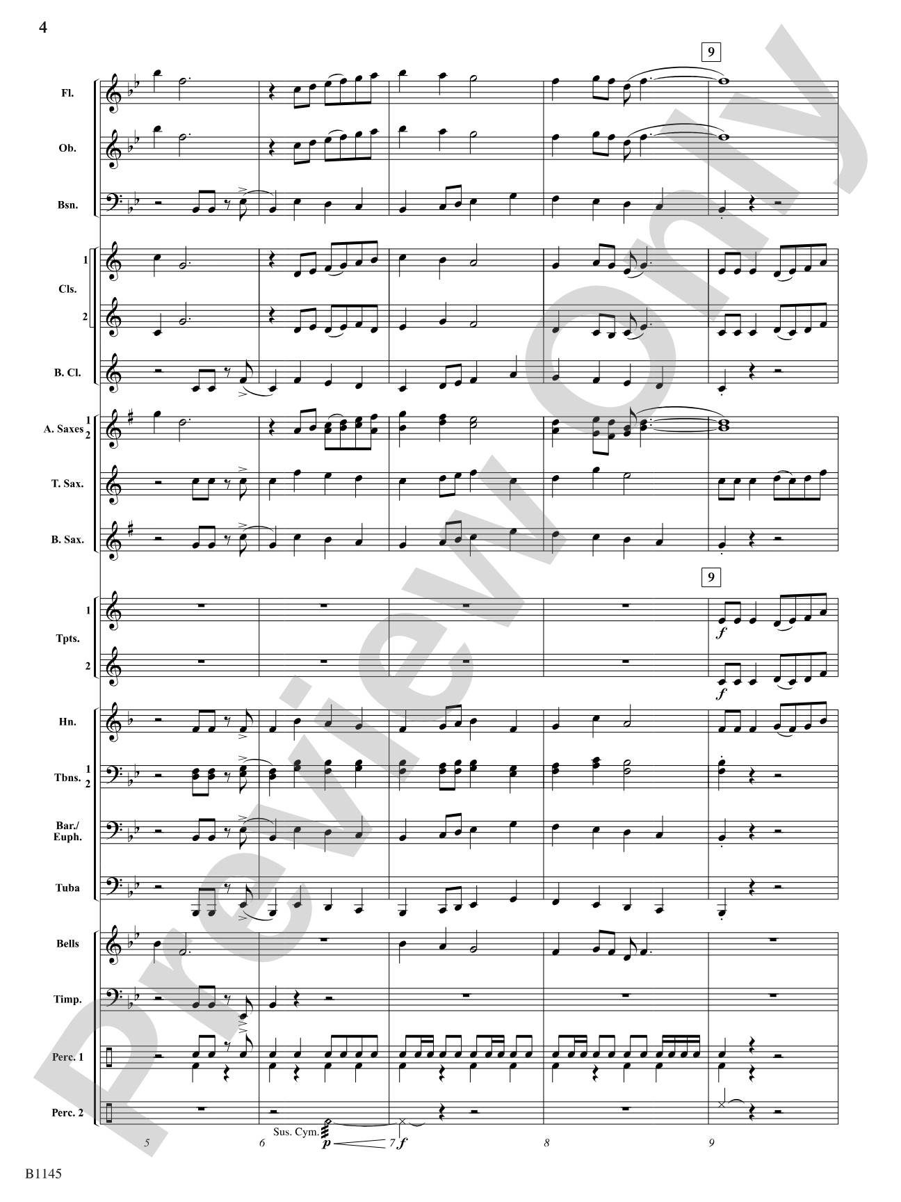 Shenandoah Triptych: Concert Band Conductor Score & Parts