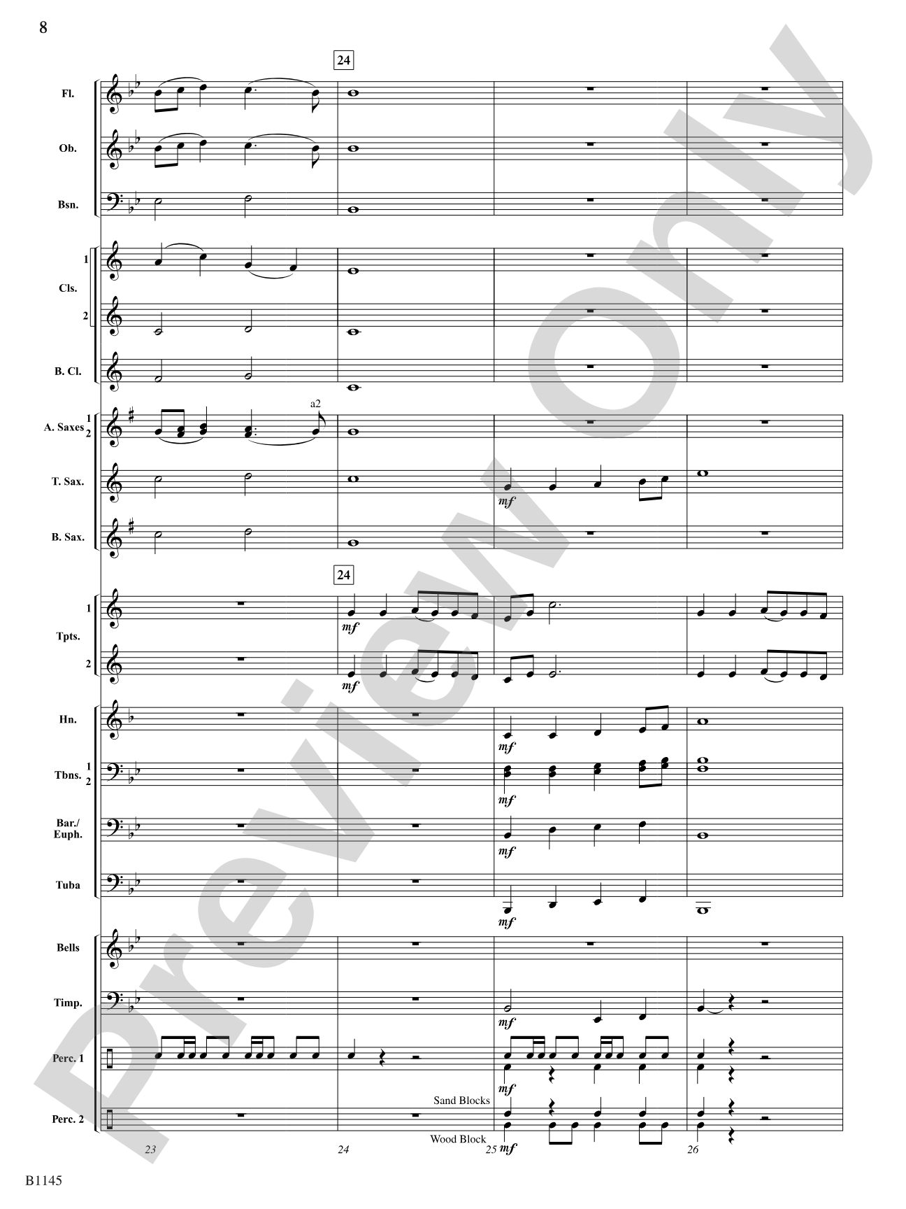 Shenandoah Triptych: Concert Band Conductor Score & Parts