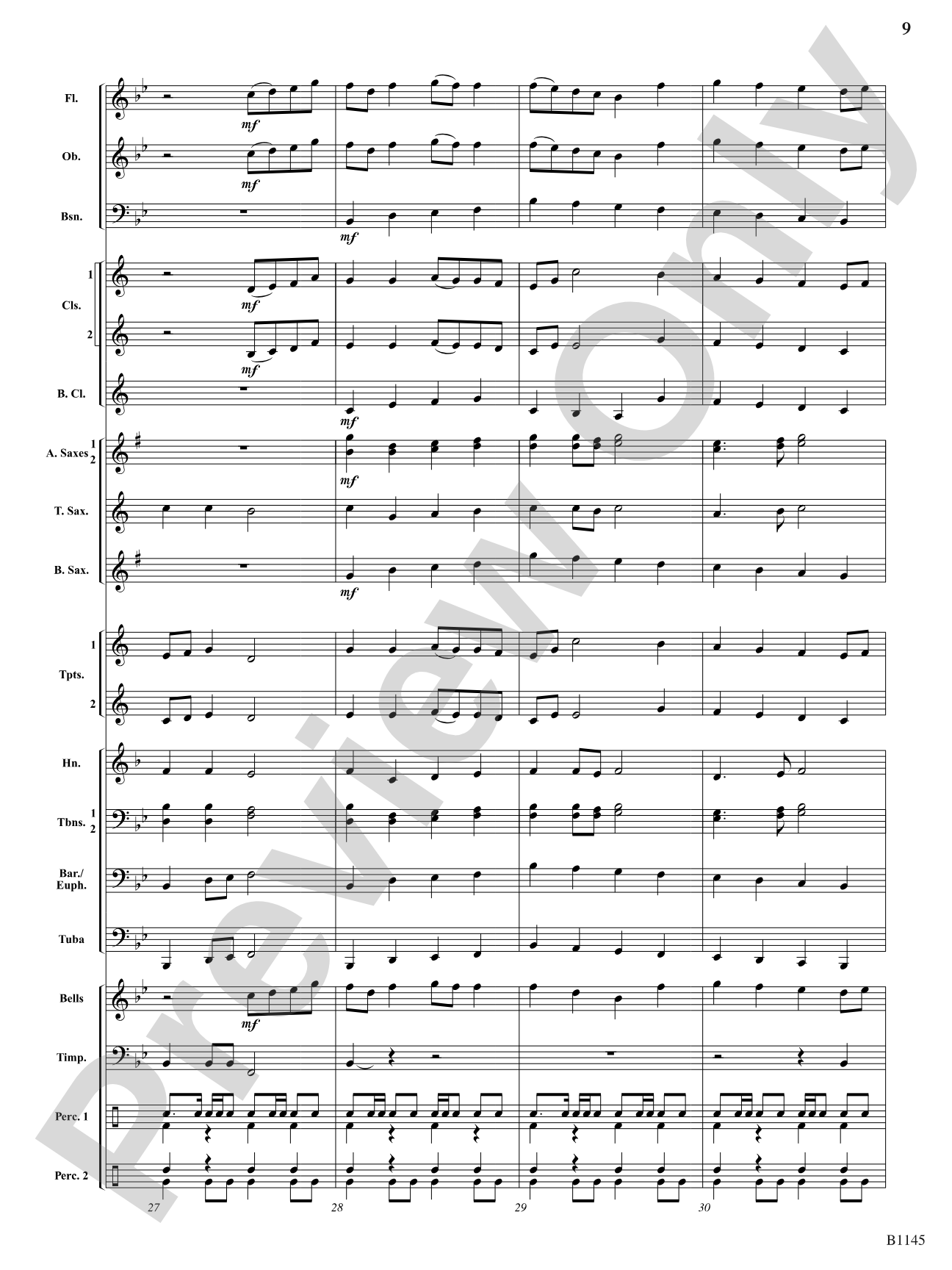 Shenandoah Triptych: Concert Band Conductor Score & Parts