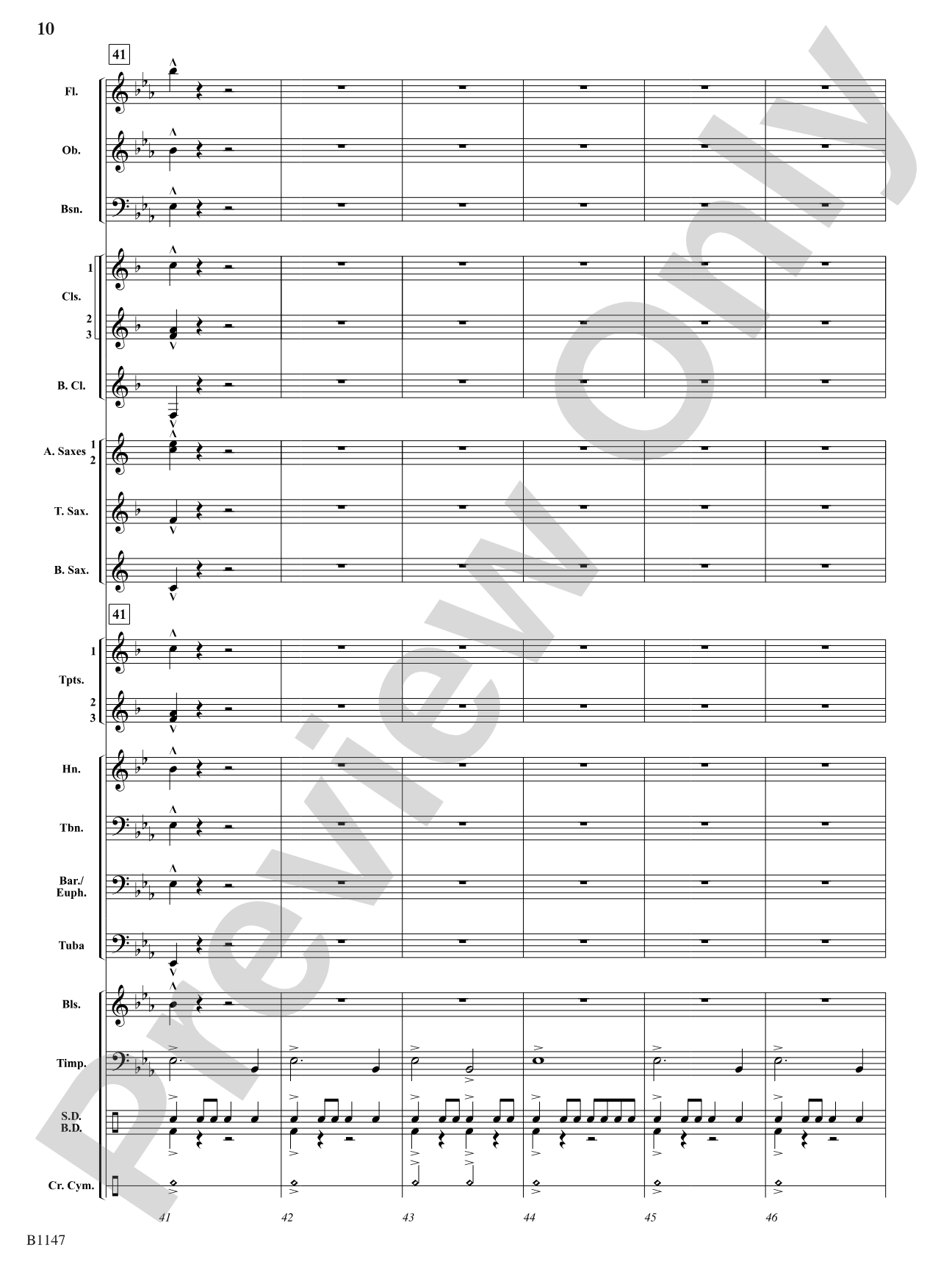 Land of Liberty: Concert Band Conductor Score & Parts