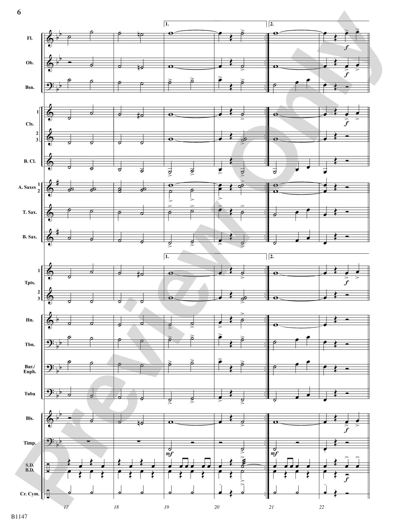 Land of Liberty: Concert Band Conductor Score & Parts