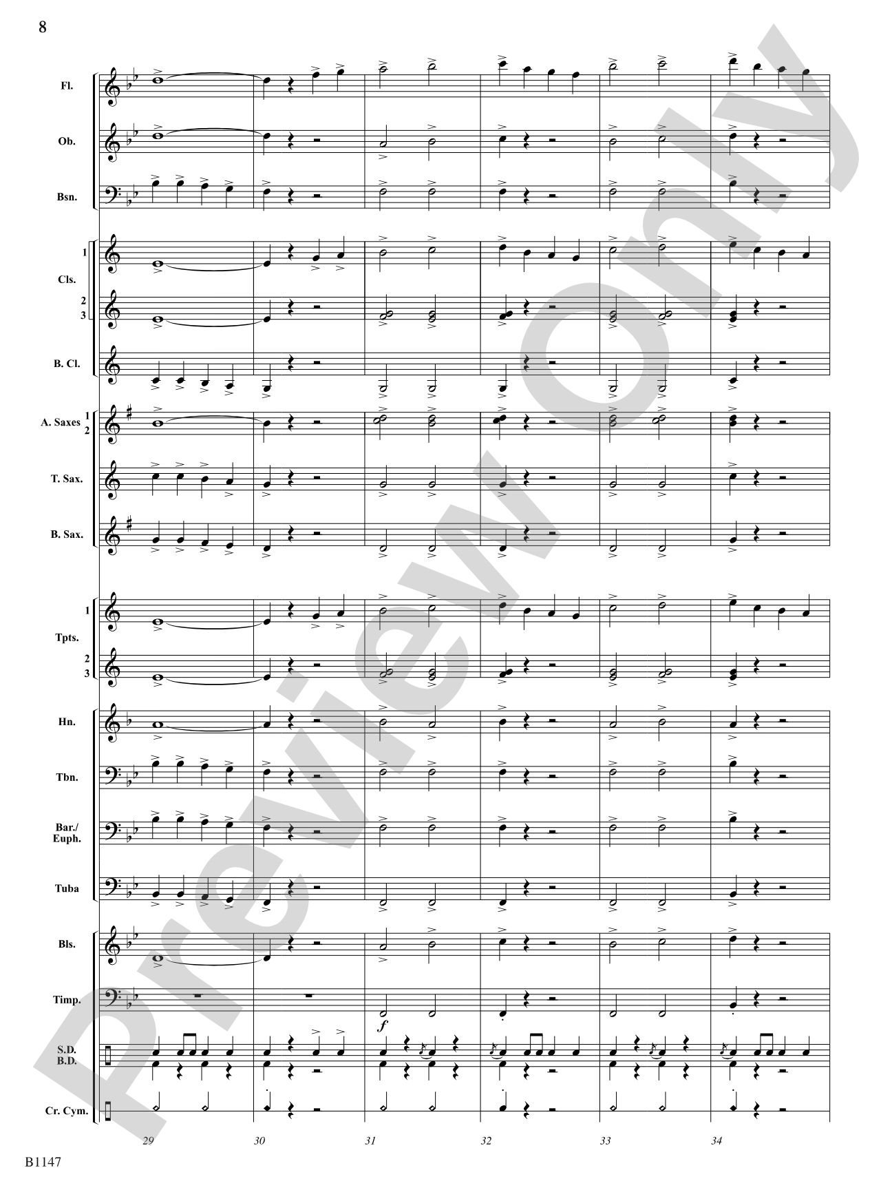 Land of Liberty: Concert Band Conductor Score & Parts
