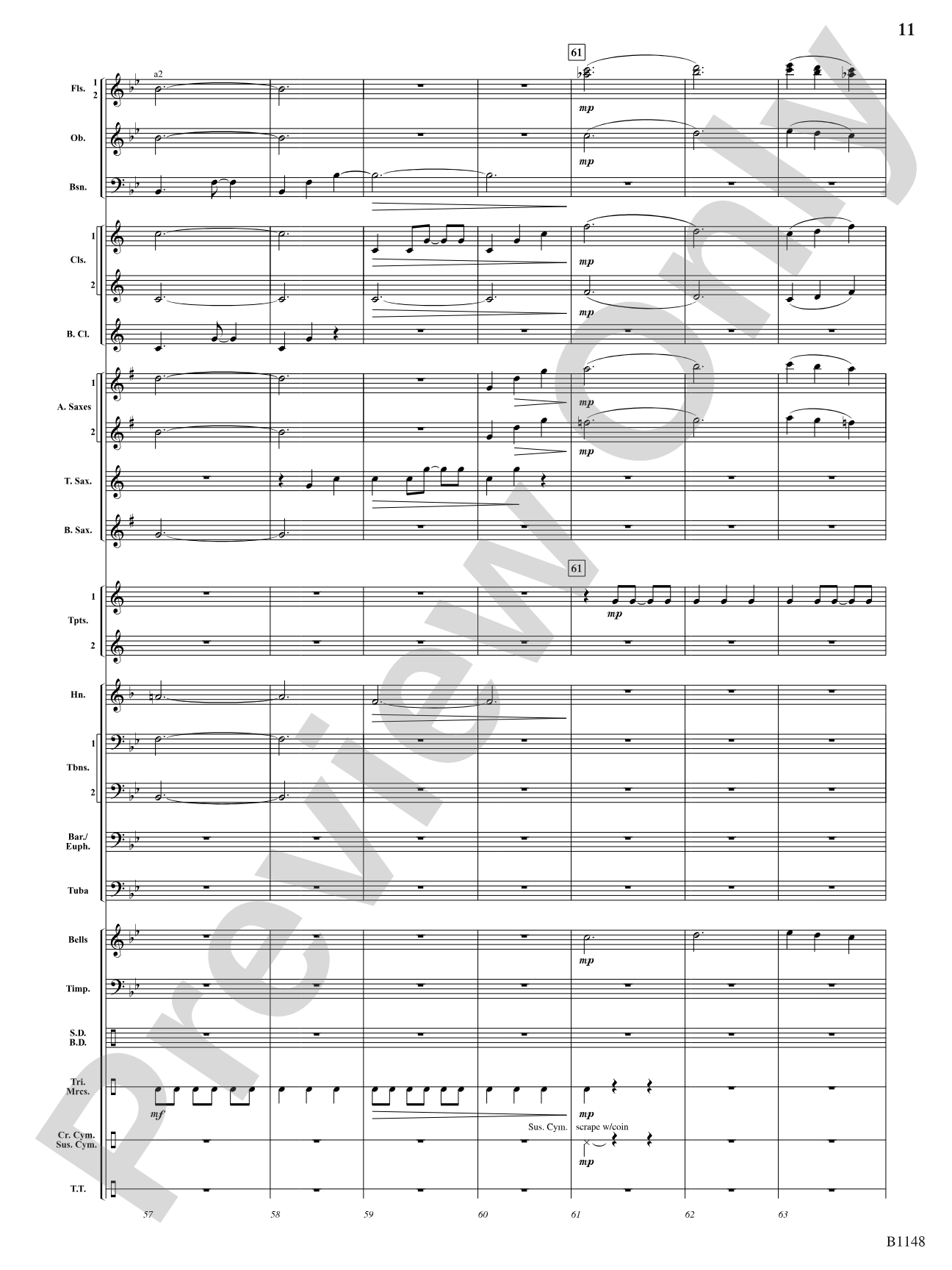 Cloud Nine: Concert Band Conductor Score & Parts