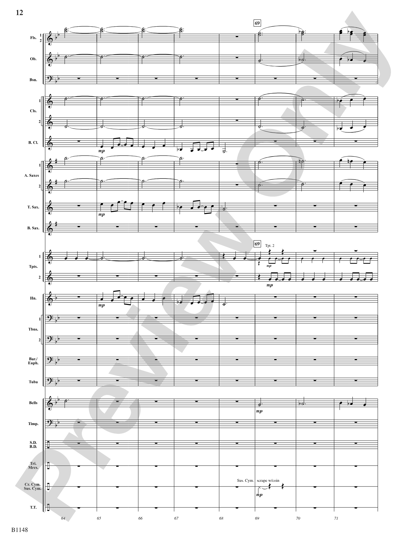 Cloud Nine: Concert Band Conductor Score & Parts