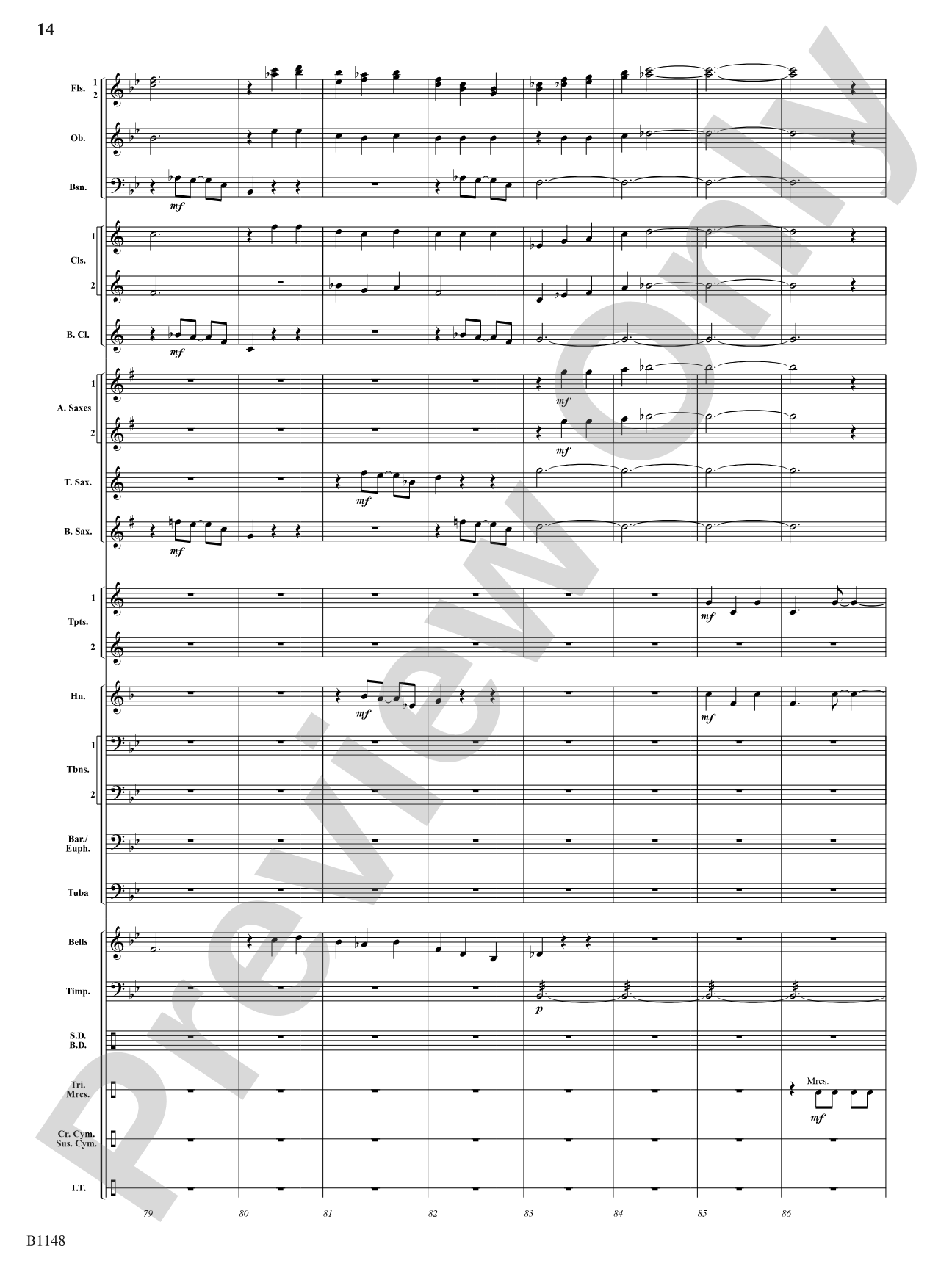 Cloud Nine: Concert Band Conductor Score & Parts