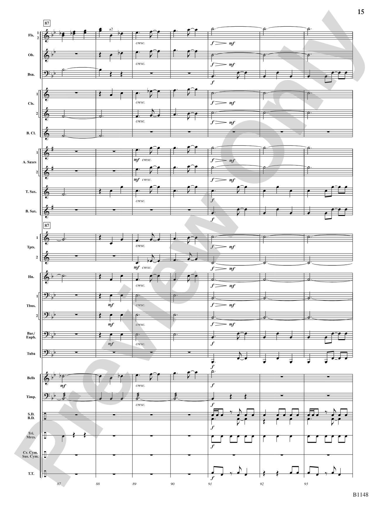 Cloud Nine: Concert Band Conductor Score & Parts