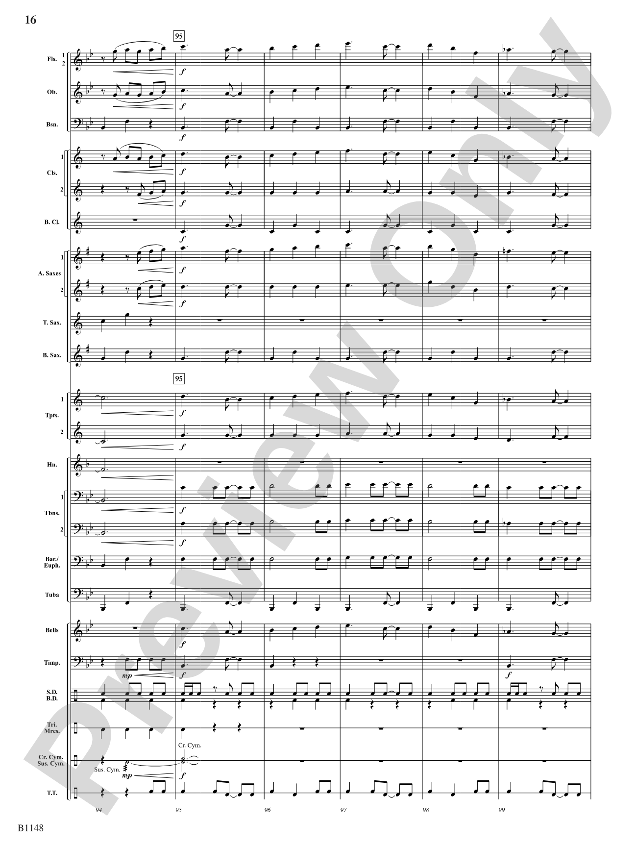 Cloud Nine: Concert Band Conductor Score & Parts