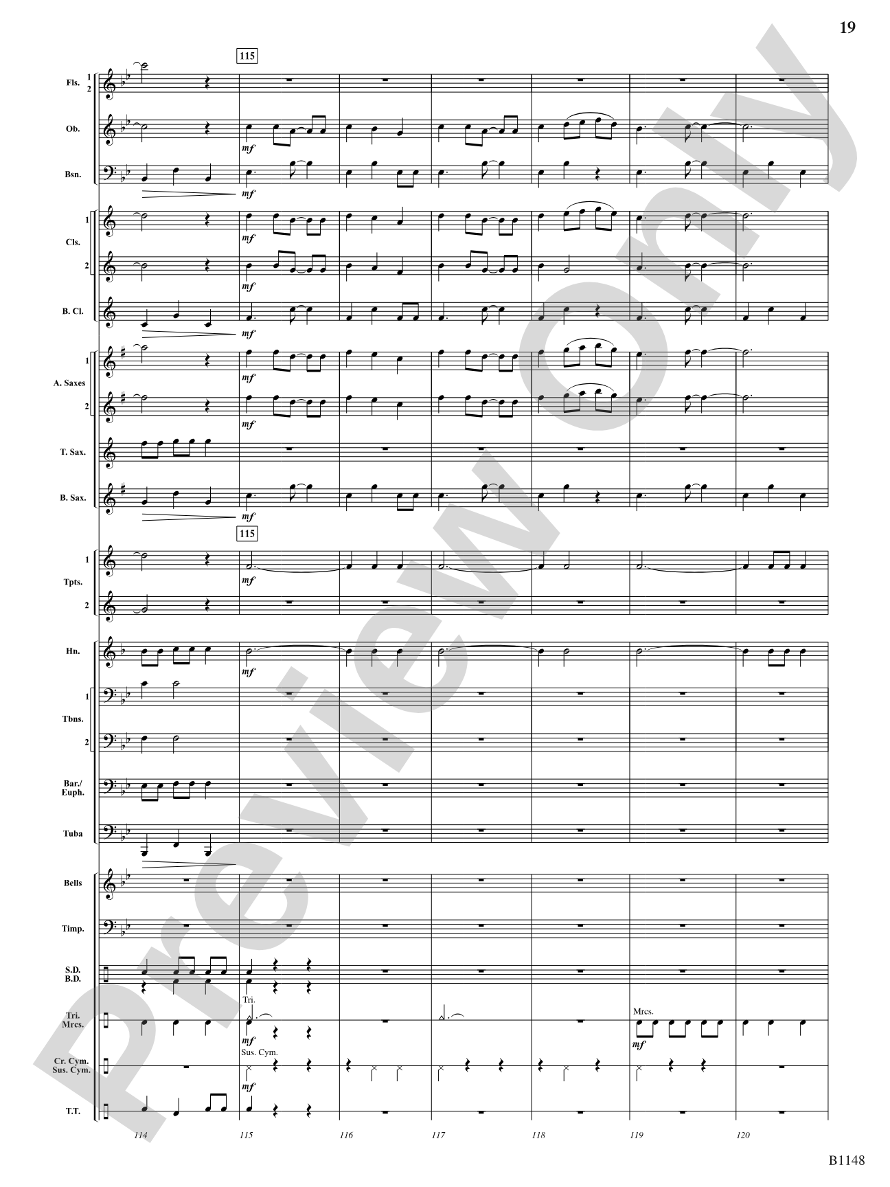 Cloud Nine: Concert Band Conductor Score & Parts
