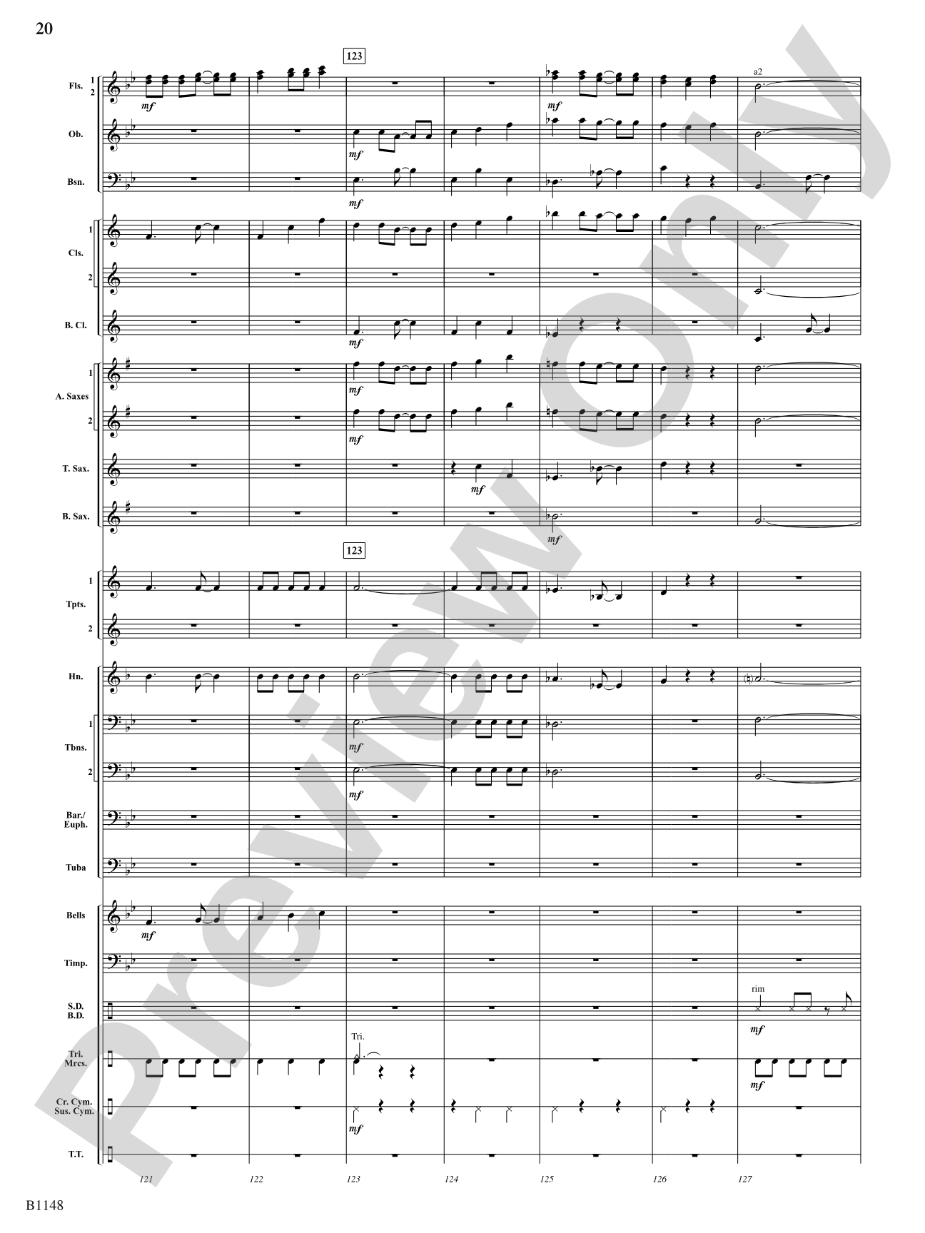 Cloud Nine: Concert Band Conductor Score & Parts