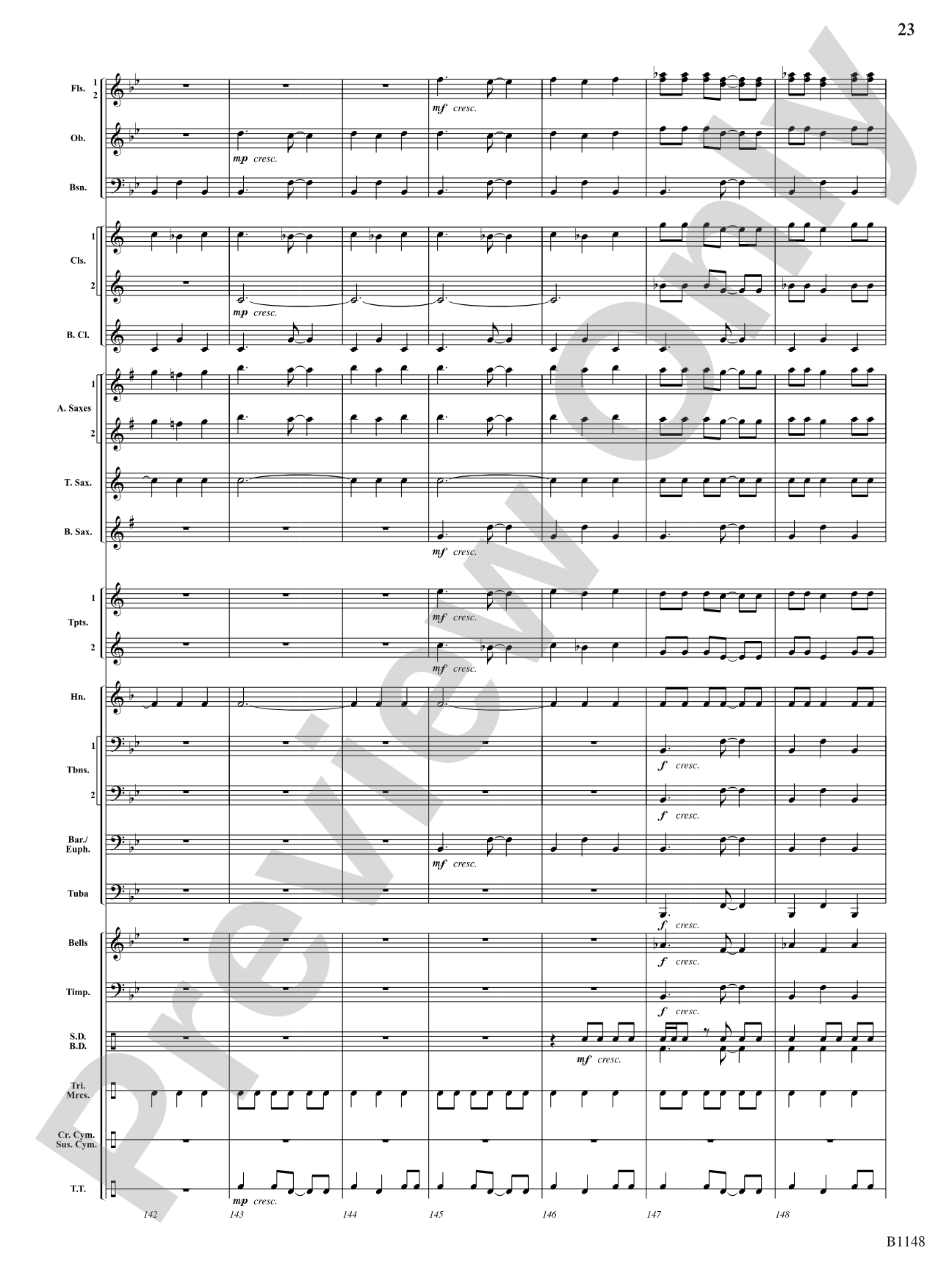 Cloud Nine: Concert Band Conductor Score & Parts