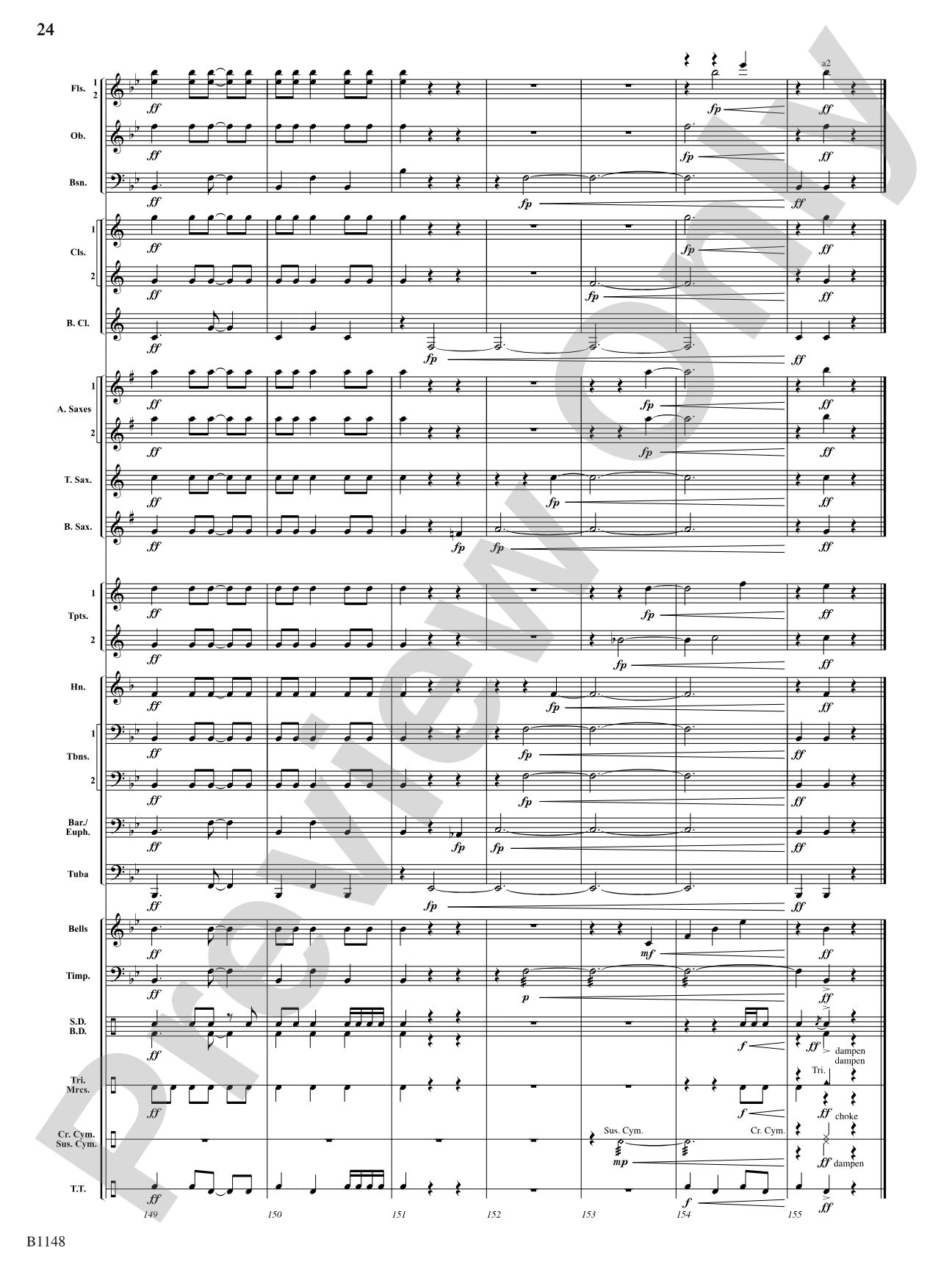 Cloud Nine: Concert Band Conductor Score & Parts