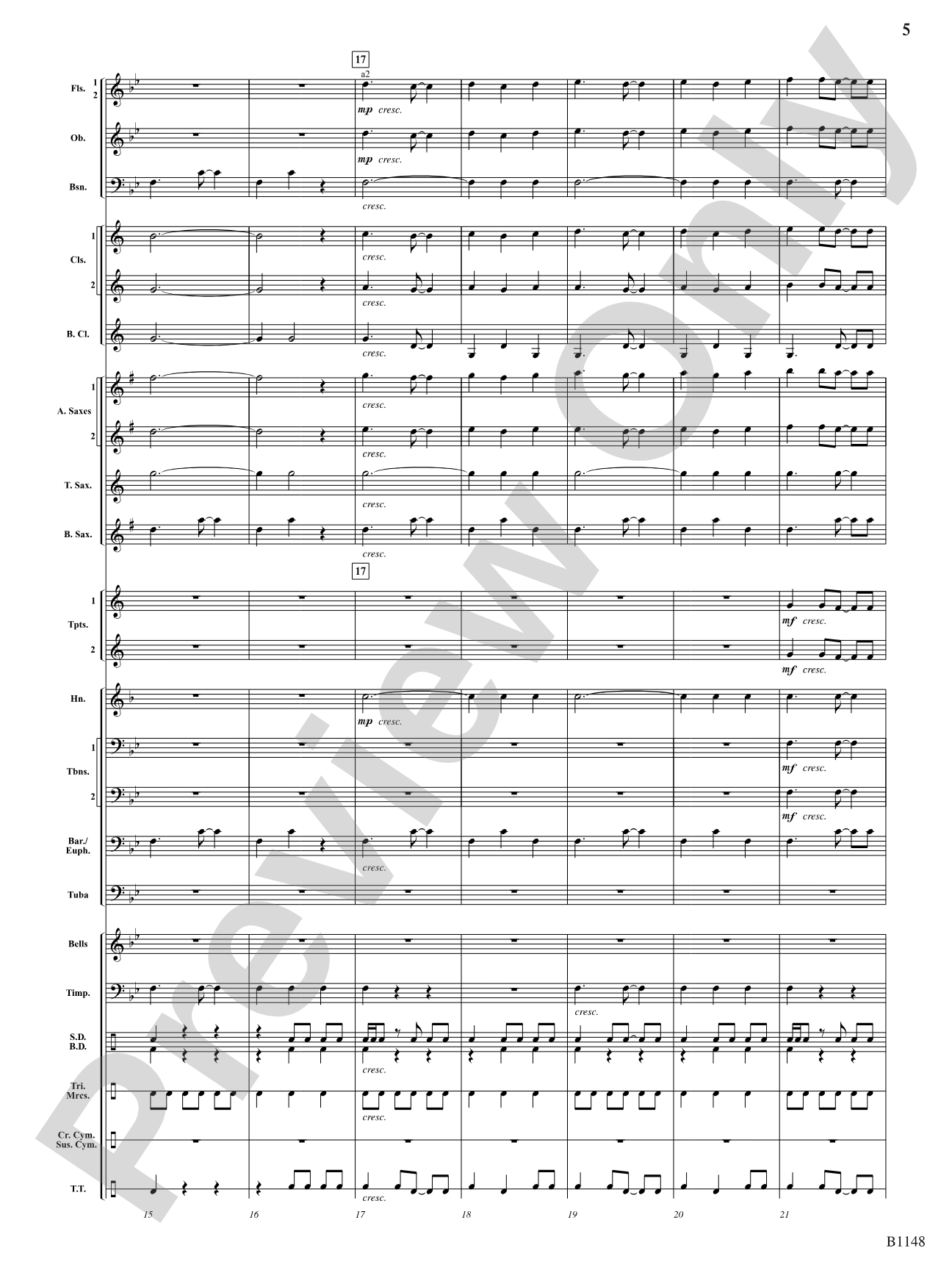 Cloud Nine: Concert Band Conductor Score & Parts