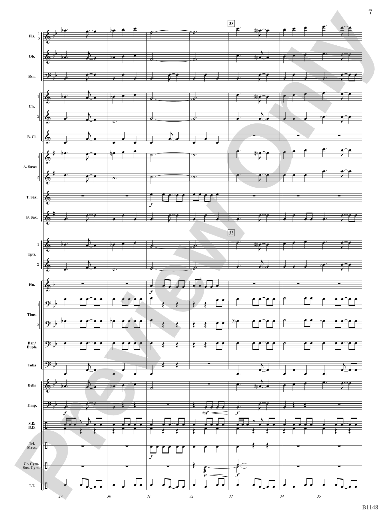 Cloud Nine: Concert Band Conductor Score & Parts