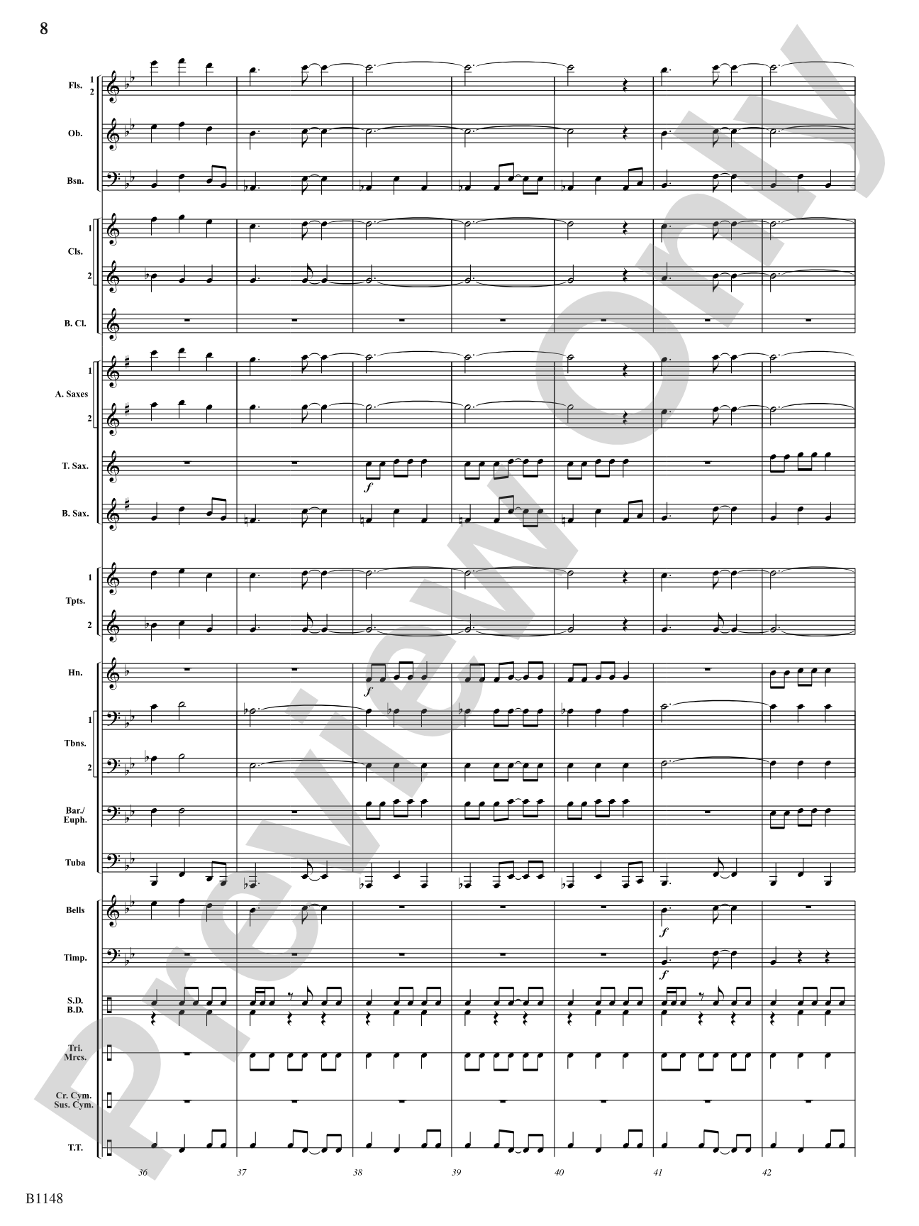 Cloud Nine: Concert Band Conductor Score & Parts