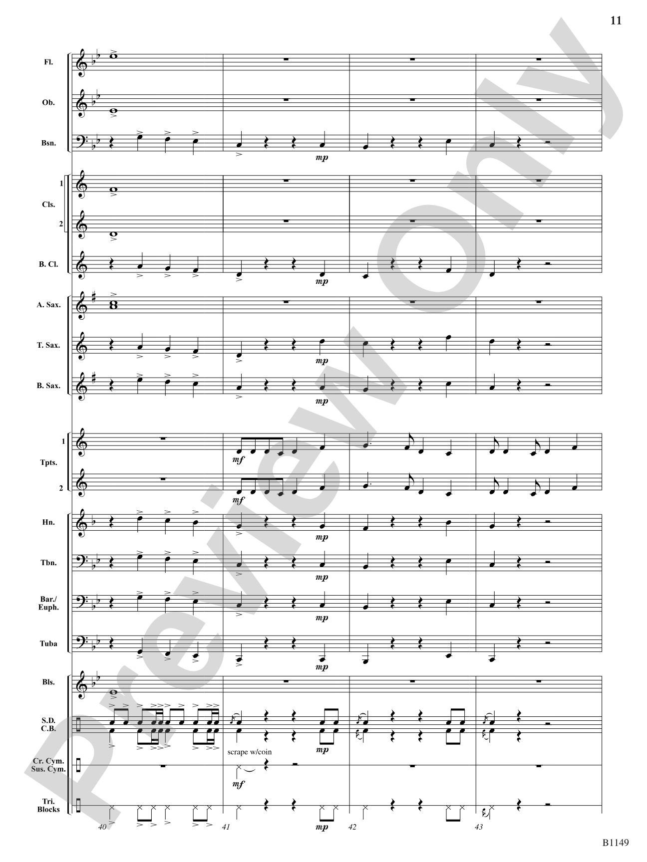 Samurai: Concert Band Conductor Score & Parts