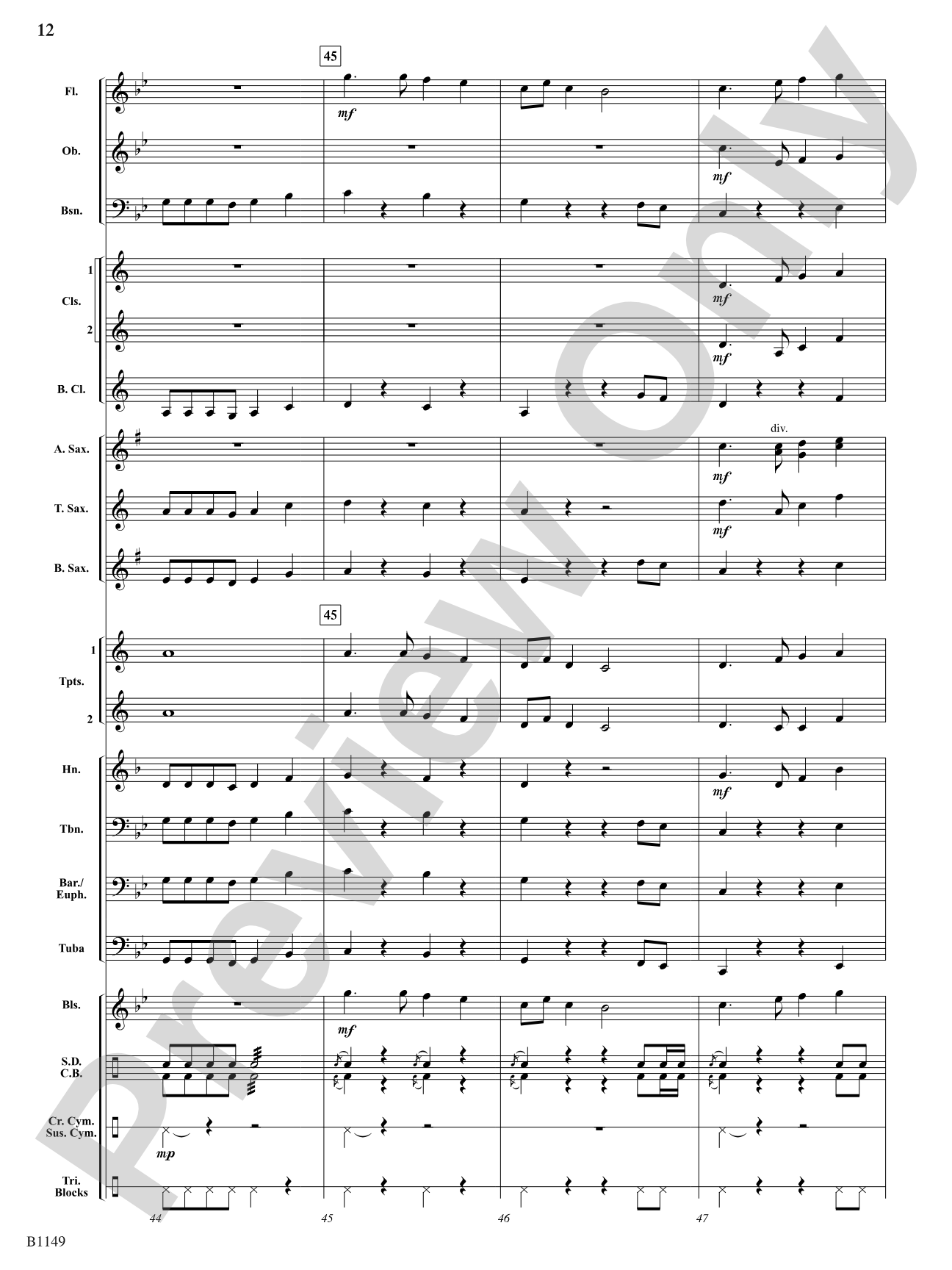 Samurai: Concert Band Conductor Score & Parts
