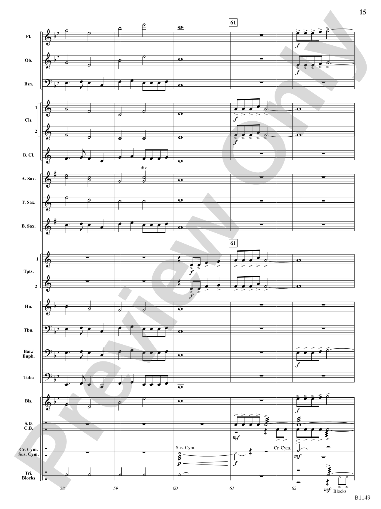 Samurai: Concert Band Conductor Score & Parts