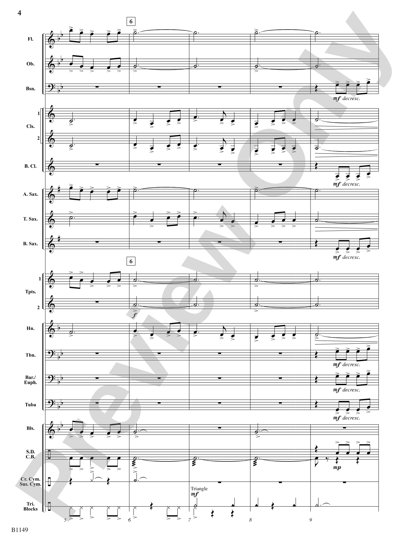 Samurai: Concert Band Conductor Score & Parts