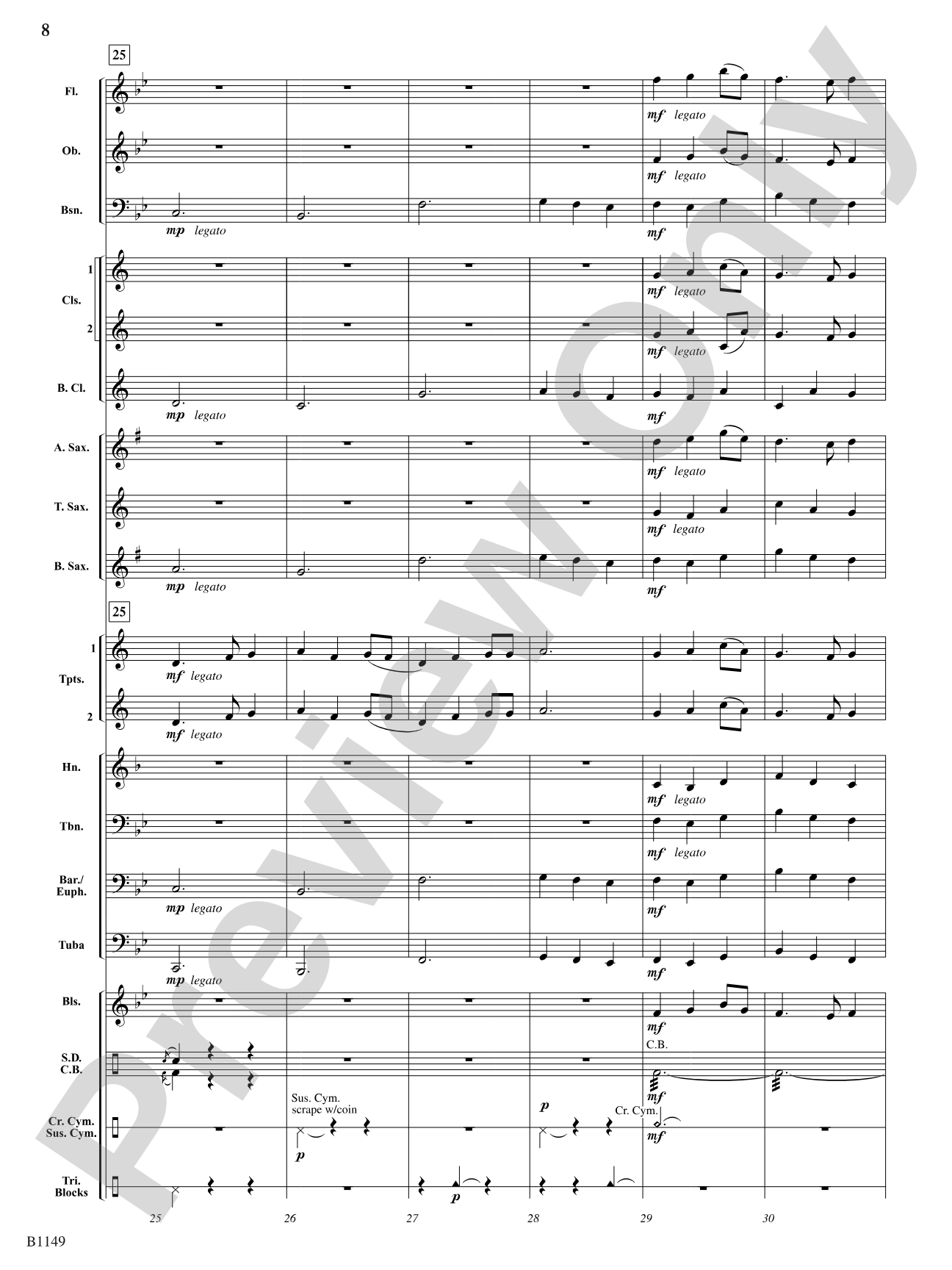 Samurai: Concert Band Conductor Score & Parts