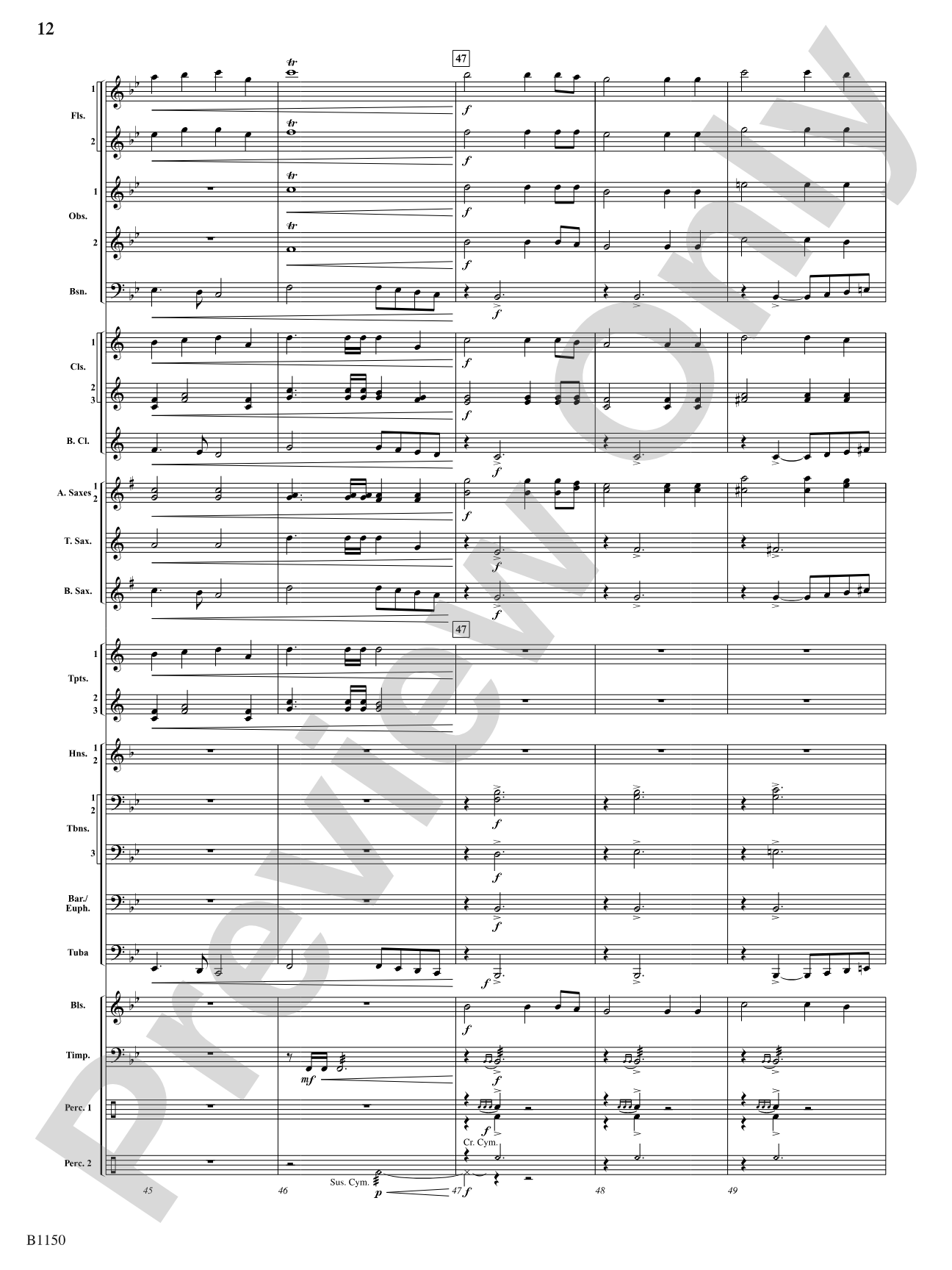 Proudly We Hail (A Setting of Our National Anthem): Concert Band Conductor Score & Parts