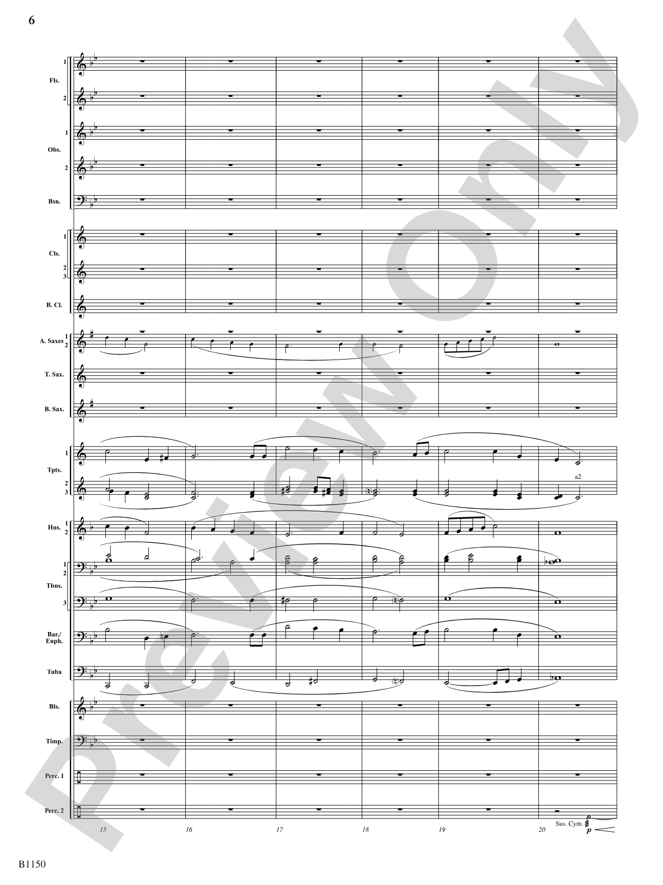 Proudly We Hail (A Setting of Our National Anthem): Concert Band Conductor Score & Parts