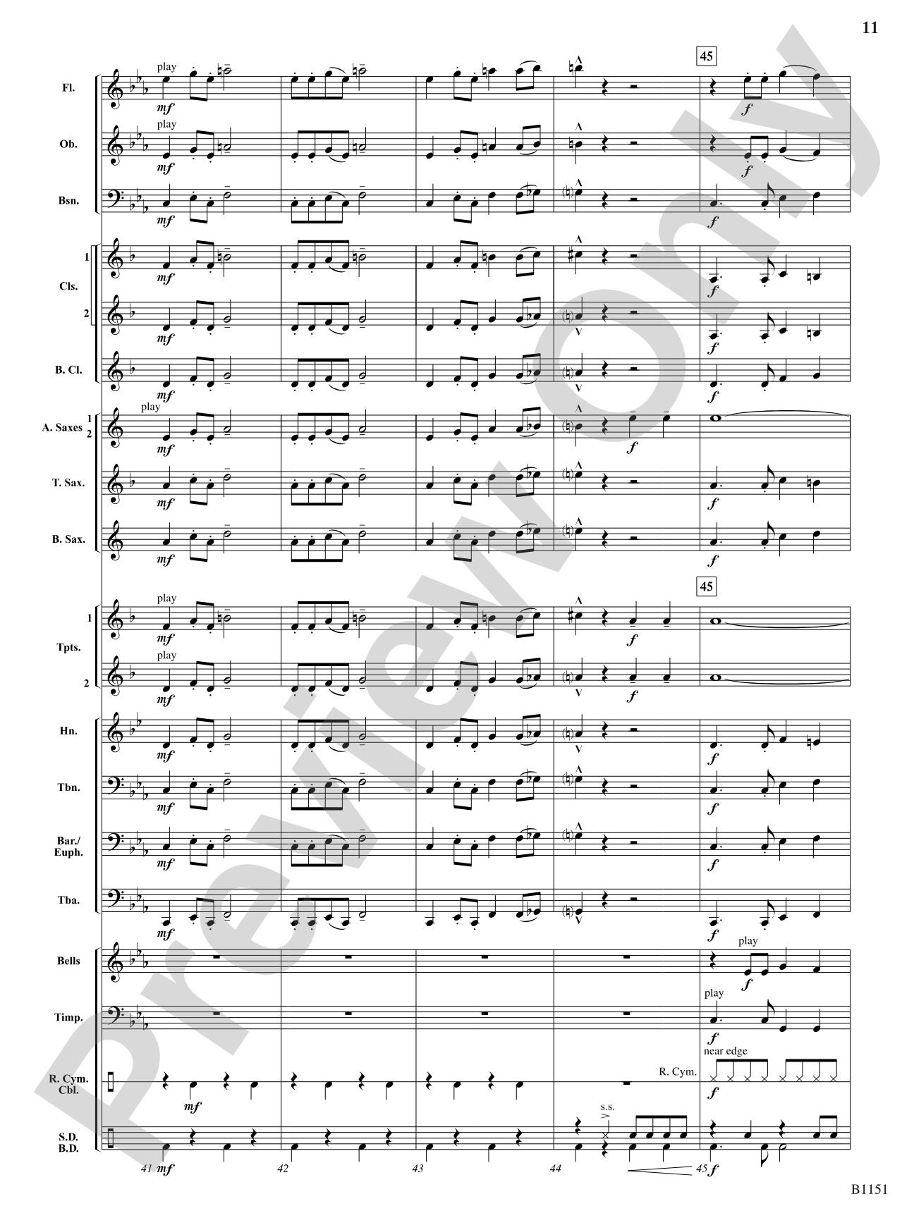 Stone Age Stomp: Concert Band Conductor Score & Parts