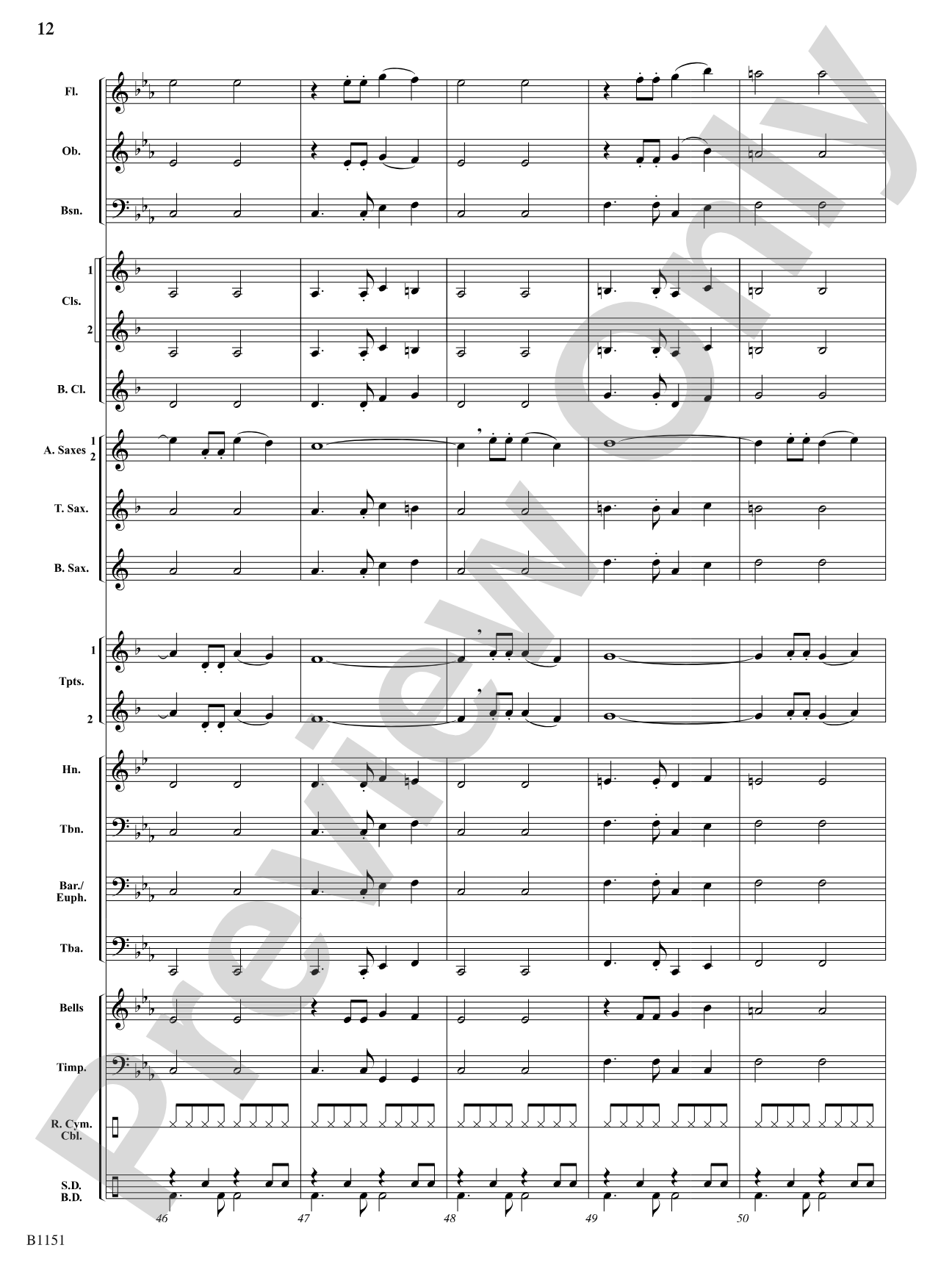 Stone Age Stomp: Concert Band Conductor Score & Parts