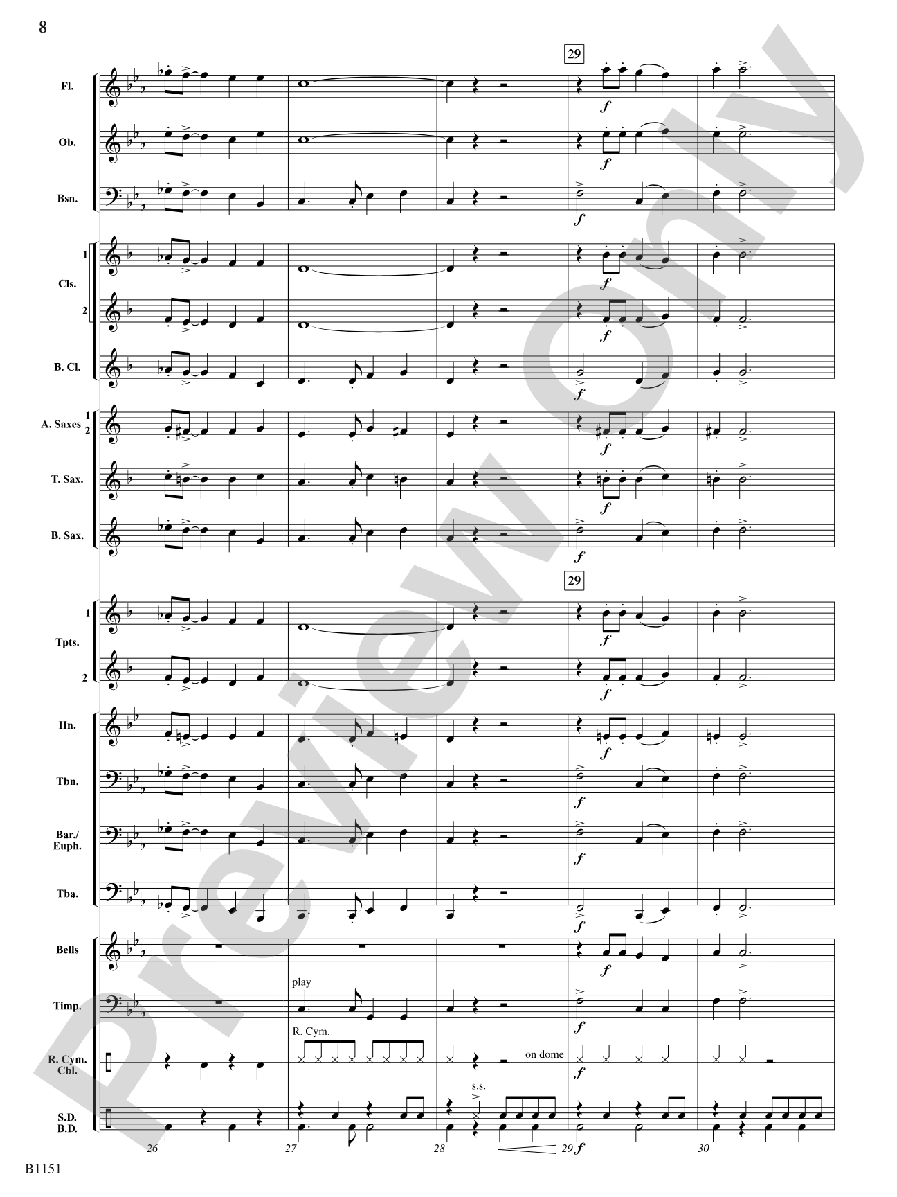 Stone Age Stomp: Concert Band Conductor Score & Parts