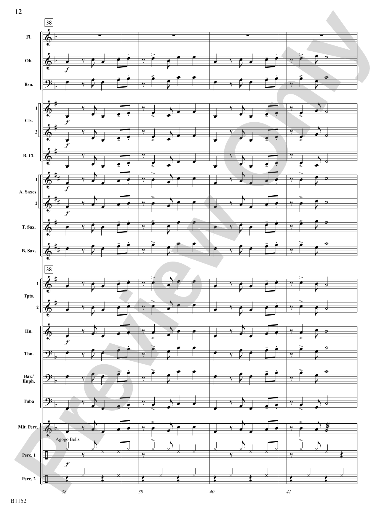 Calypso Carnival: Concert Band Conductor Score & Parts