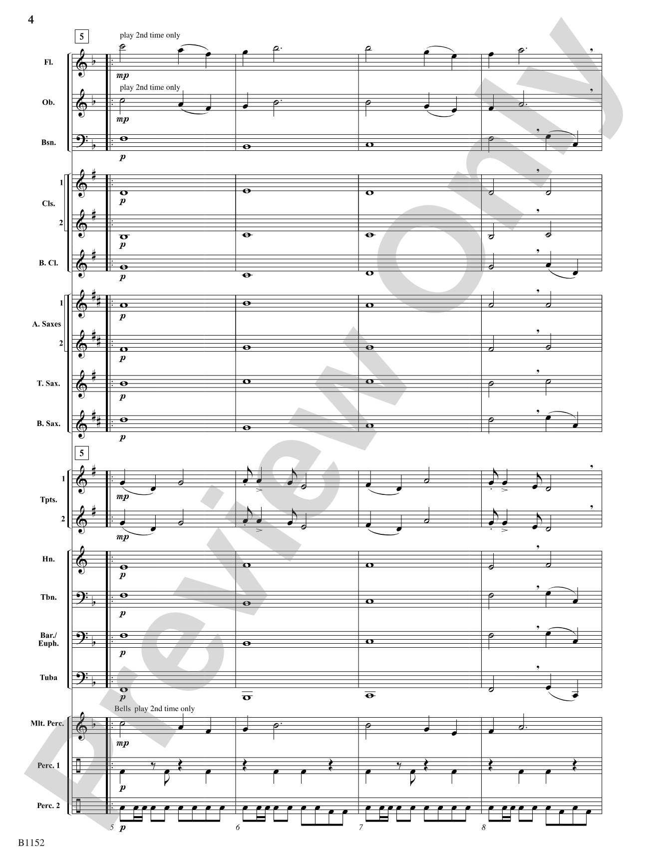 Calypso Carnival: Concert Band Conductor Score & Parts