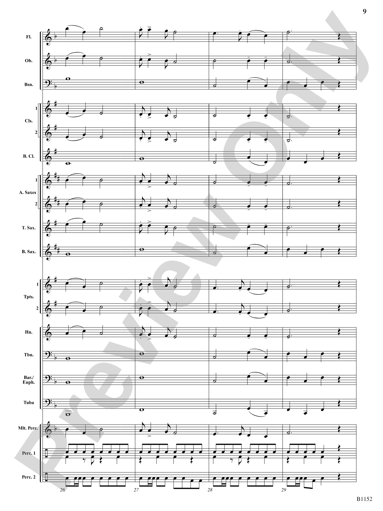 Calypso Carnival: Concert Band Conductor Score & Parts