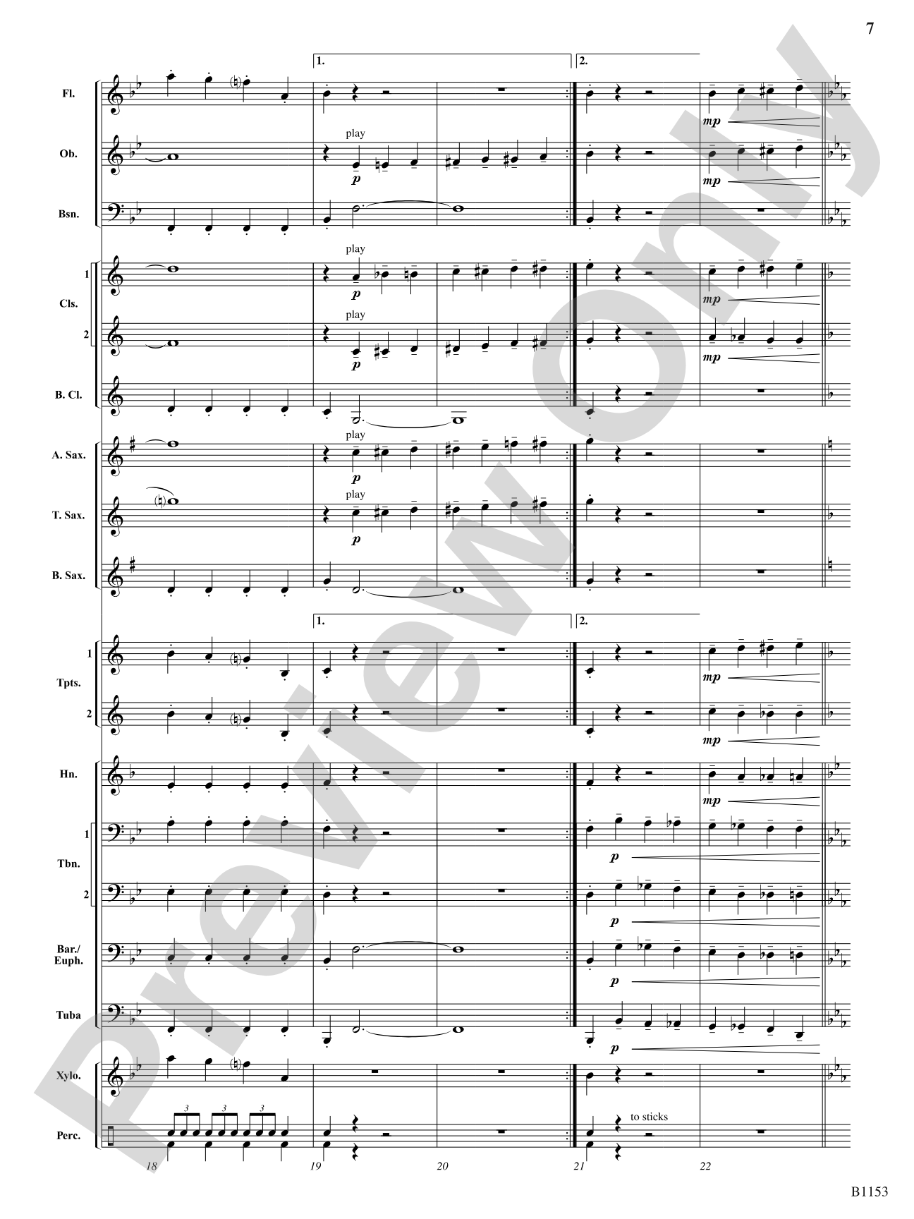 Play a Simple Melody: Score