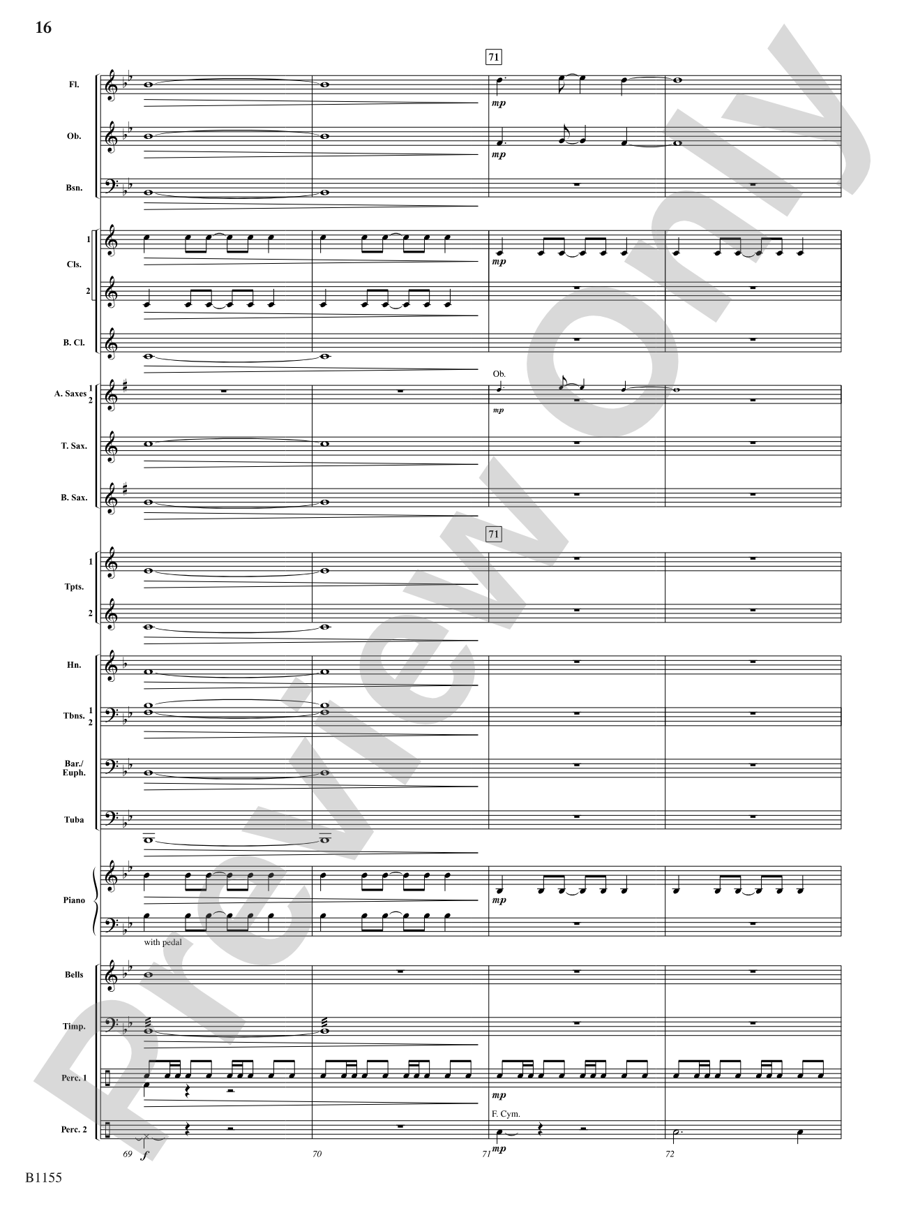 Through Courageous Eyes: Concert Band Conductor Score & Parts