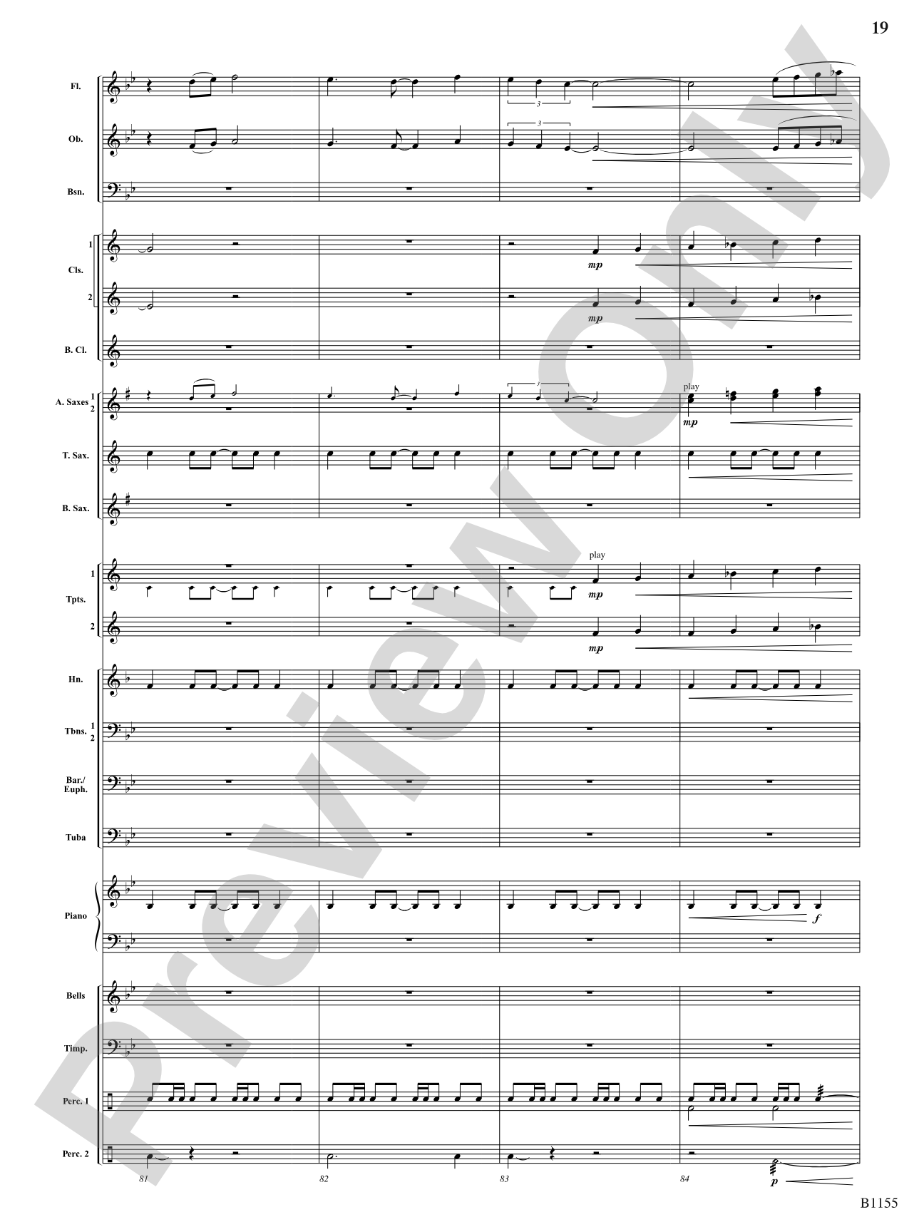 Through Courageous Eyes: Concert Band Conductor Score & Parts