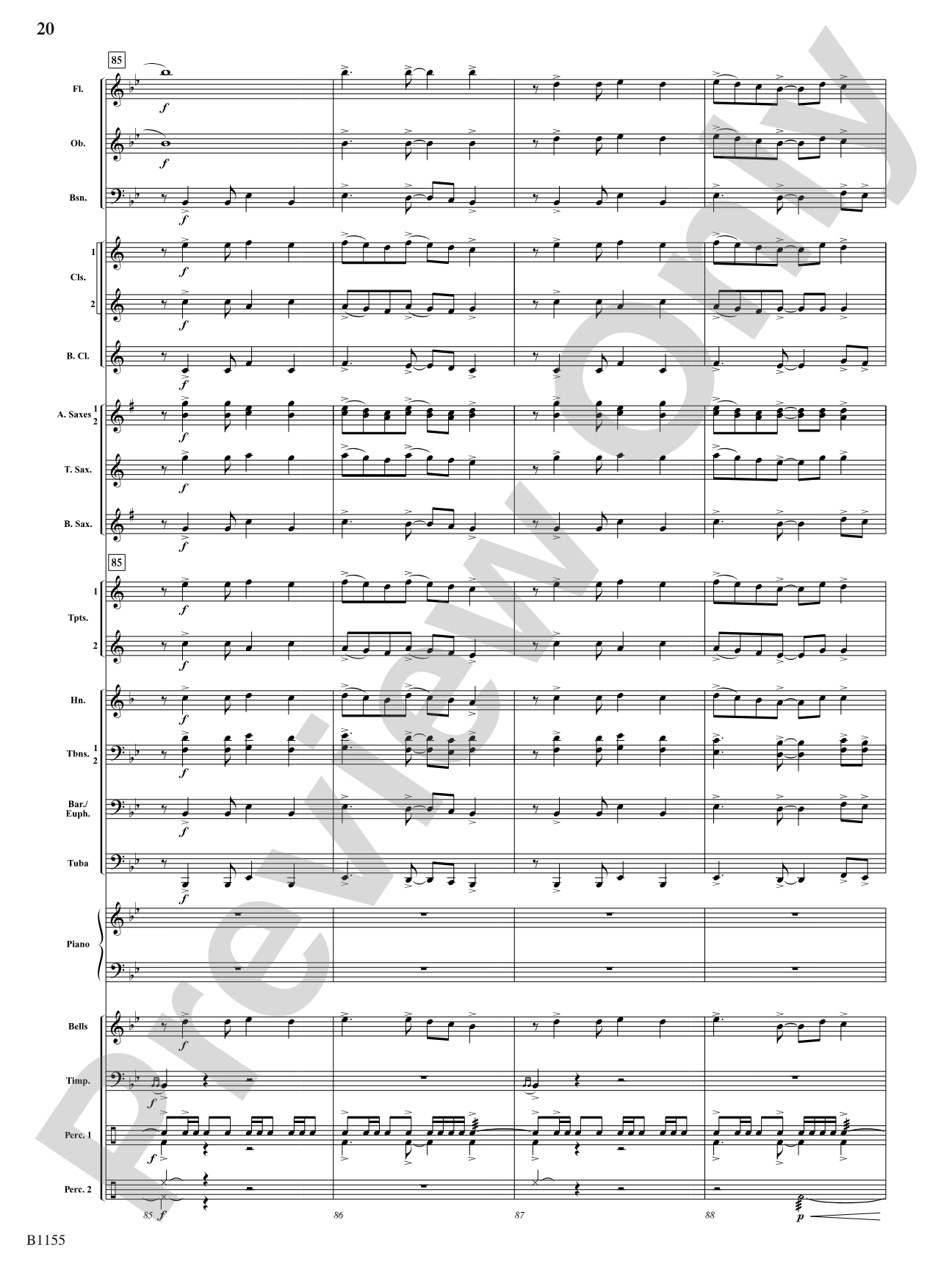 Through Courageous Eyes: Concert Band Conductor Score & Parts
