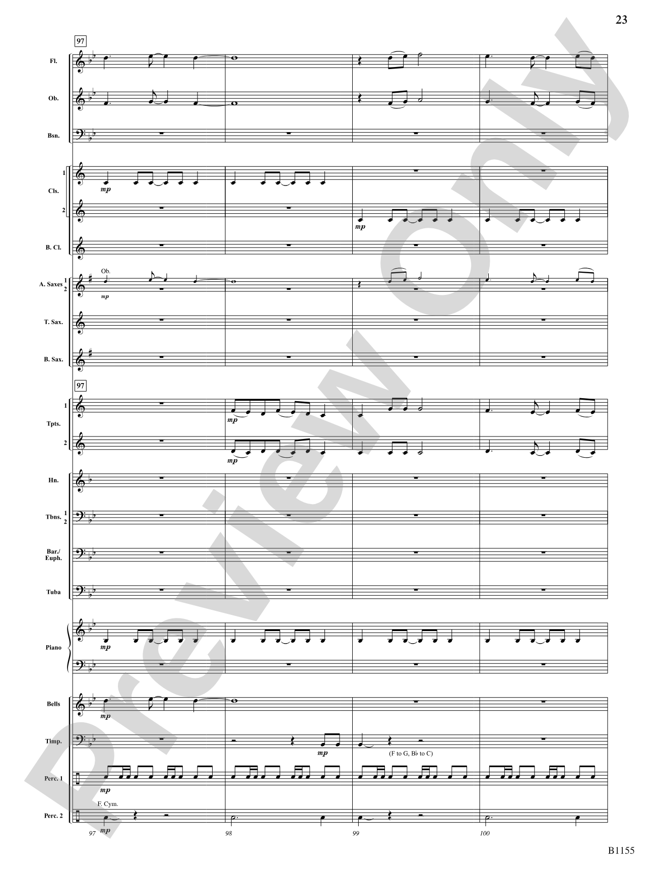 Through Courageous Eyes: Concert Band Conductor Score & Parts