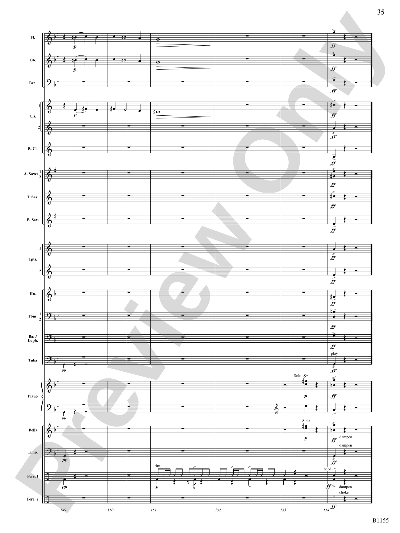 Through Courageous Eyes: Concert Band Conductor Score & Parts