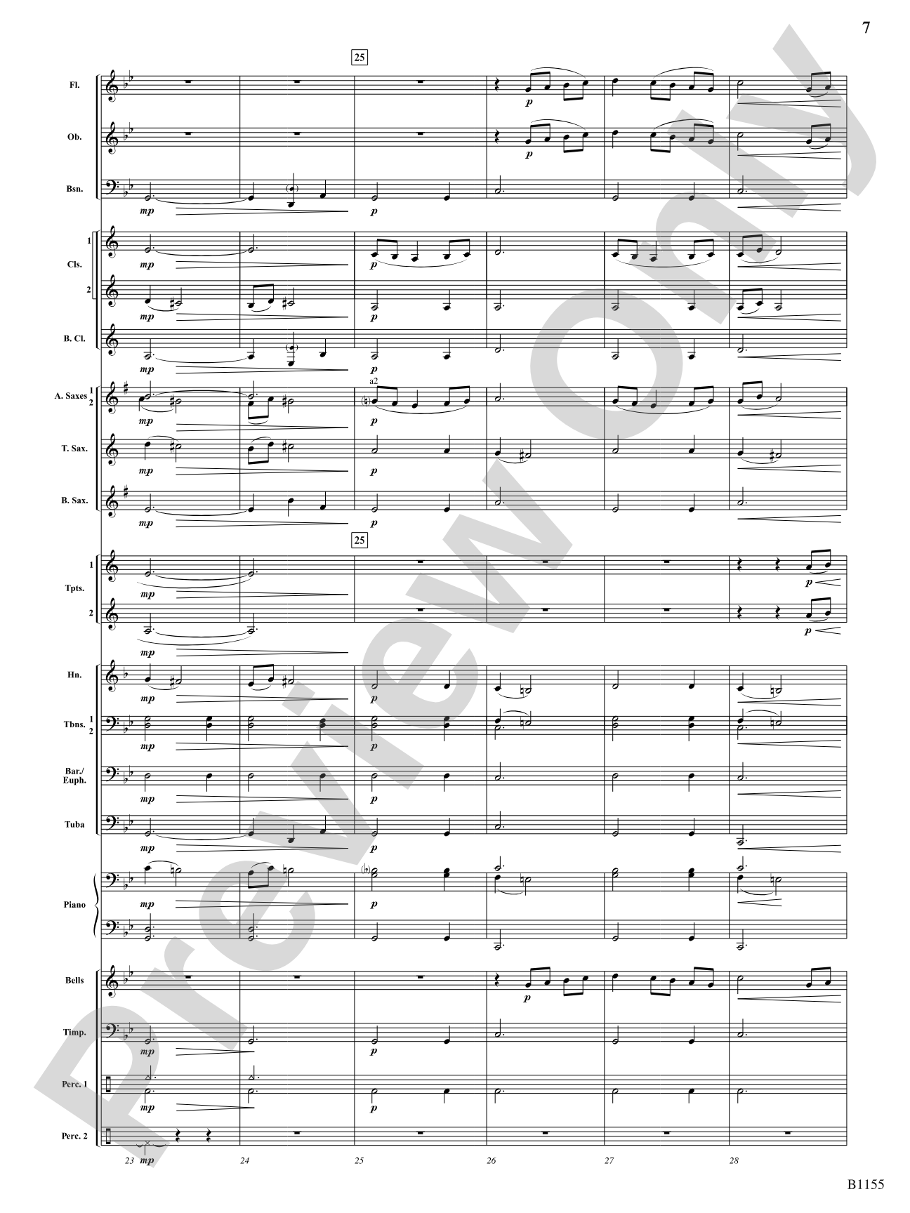 Through Courageous Eyes: Concert Band Conductor Score & Parts