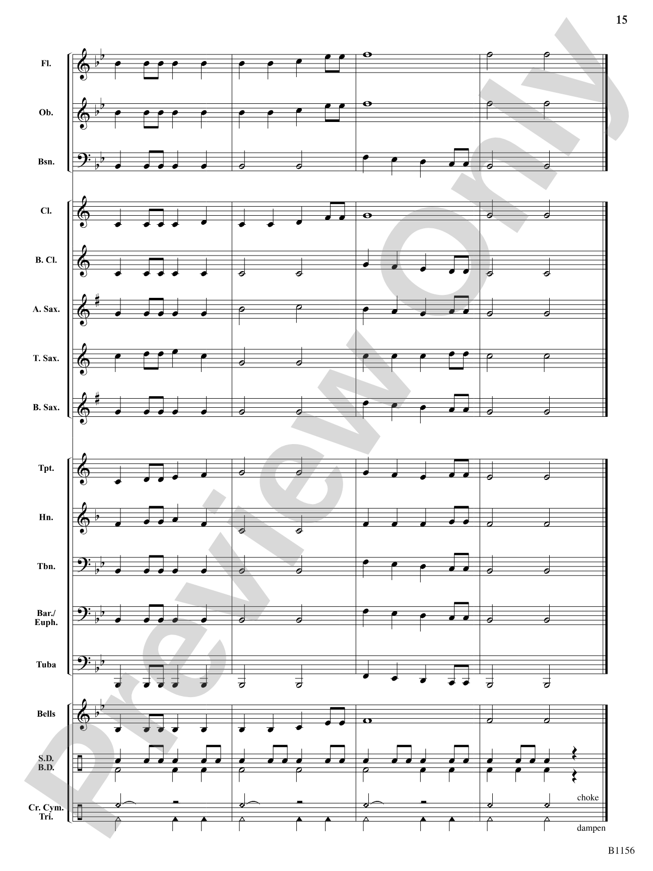 Miramar Fanfare: Concert Band Conductor Score & Parts