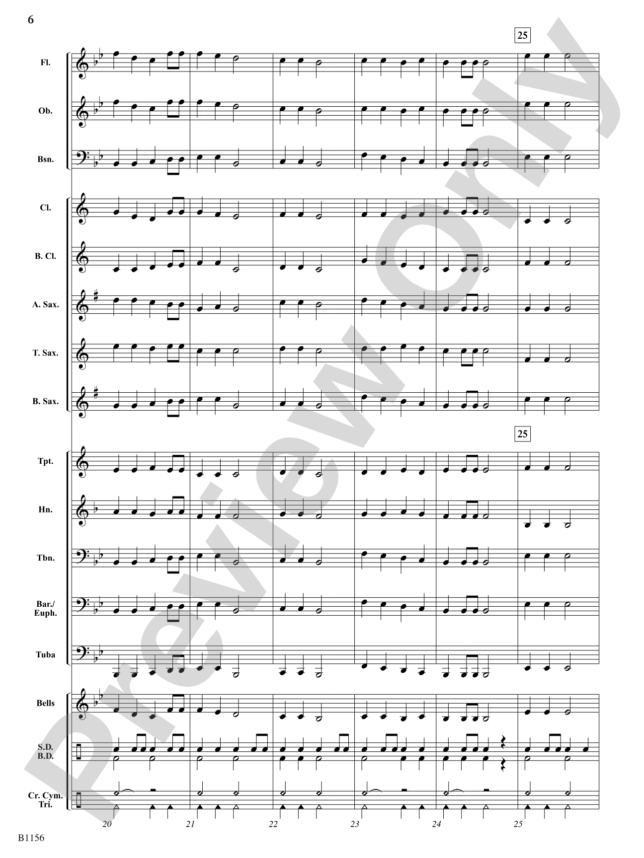Miramar Fanfare: Concert Band Conductor Score & Parts