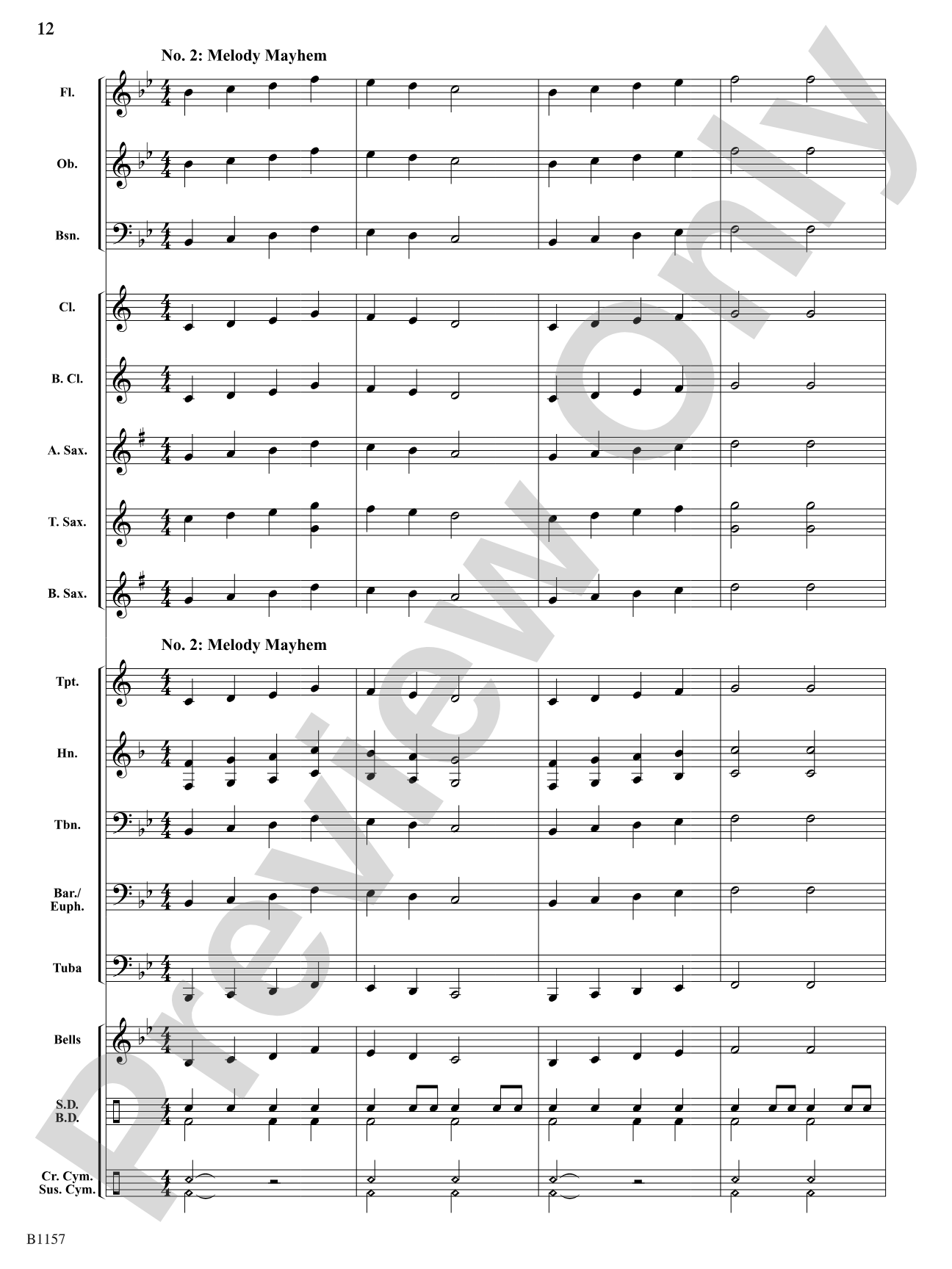 Conquest: Concert Band Conductor Score & Parts
