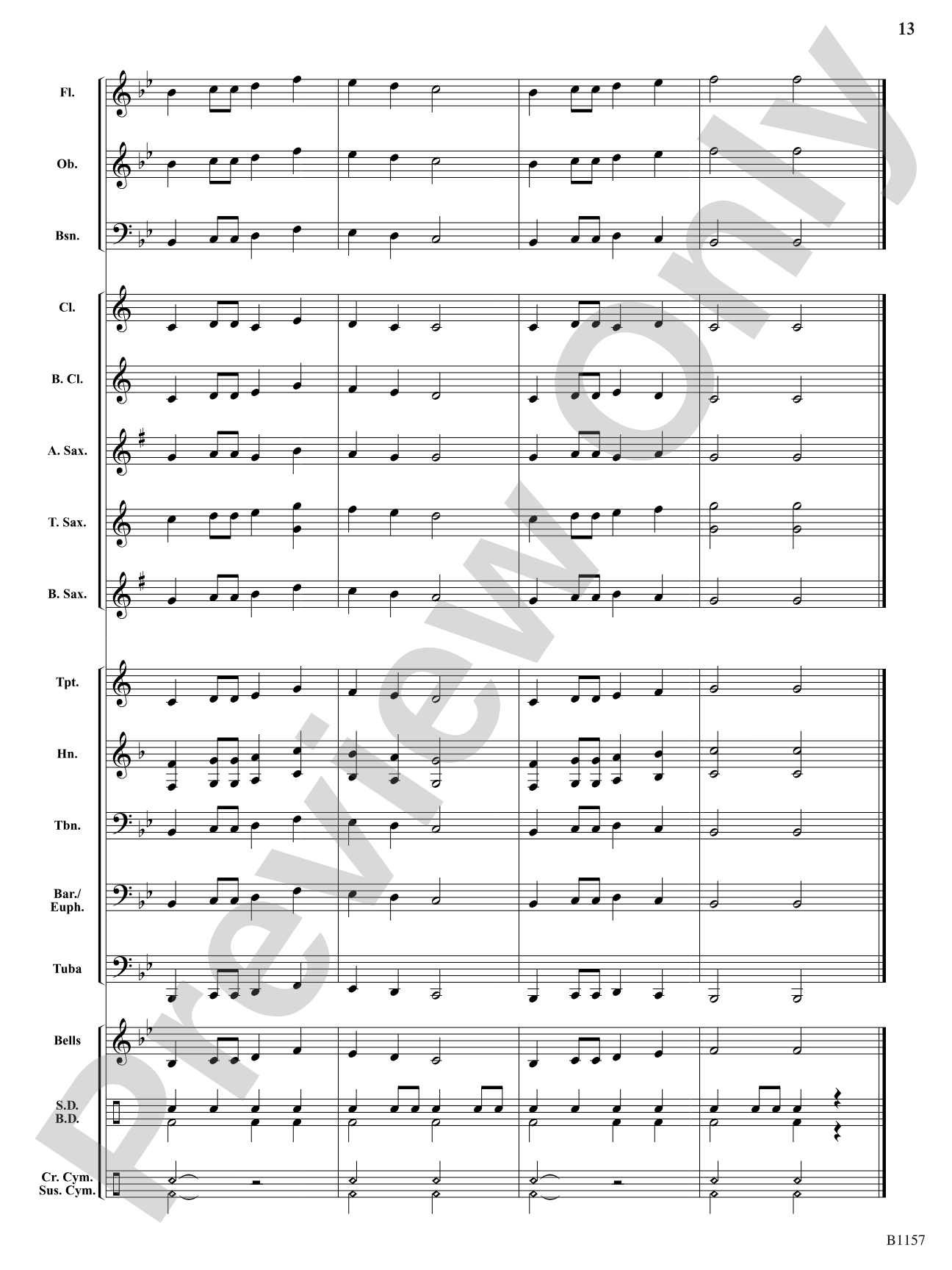 Conquest: Concert Band Conductor Score & Parts